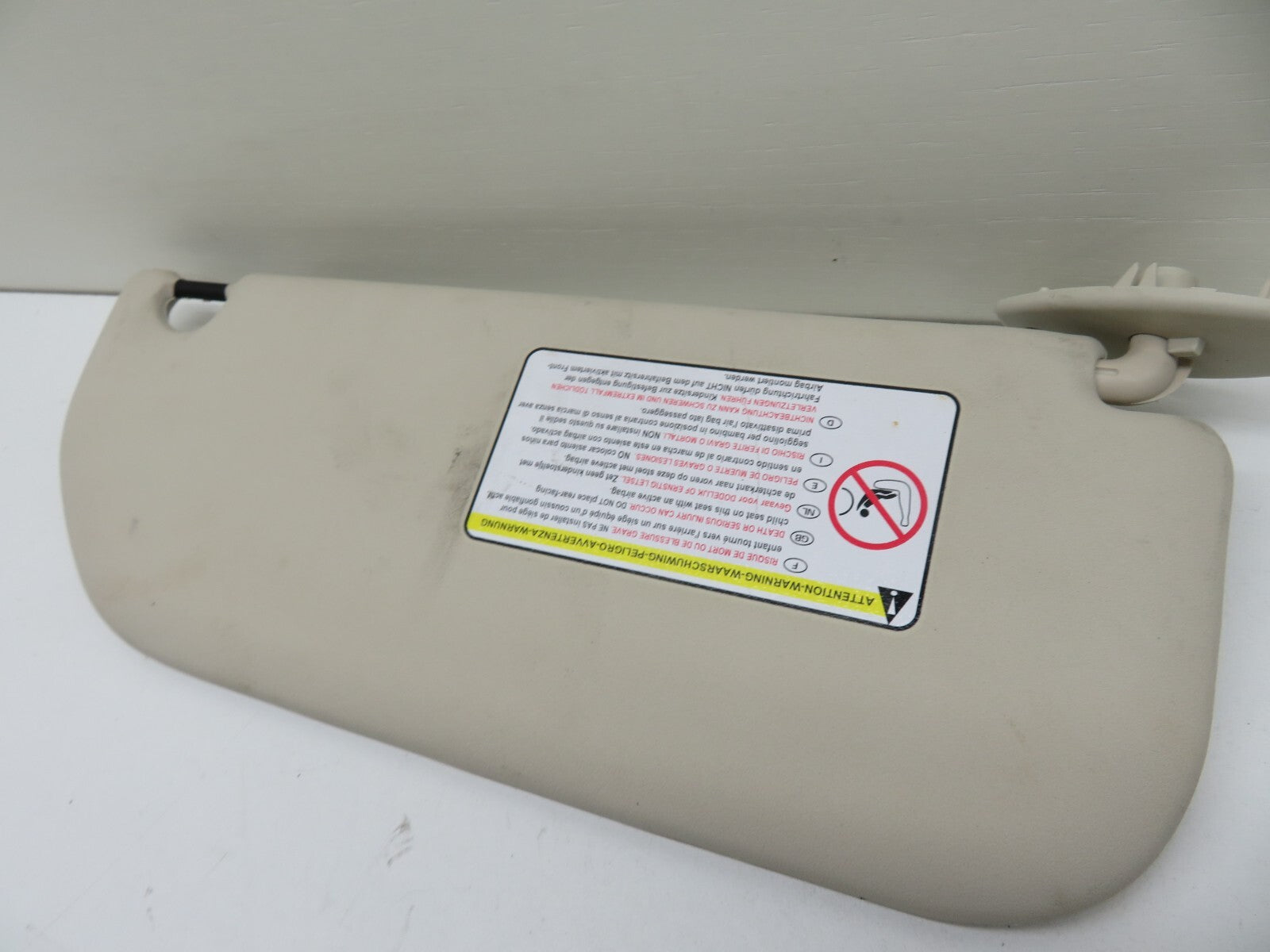 CITROEN C4 NS PASSENGER SIDE SUN VISOR 2004-2010 WV06-11