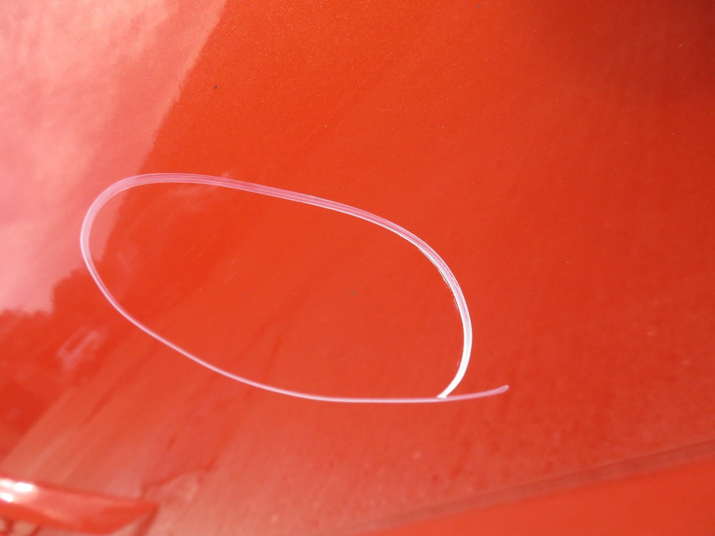 FORD CMAX C MAX NSF PASSSENGER FRONT DOOR IN ORANGE 2010-2015 (SEE PHOTOS)