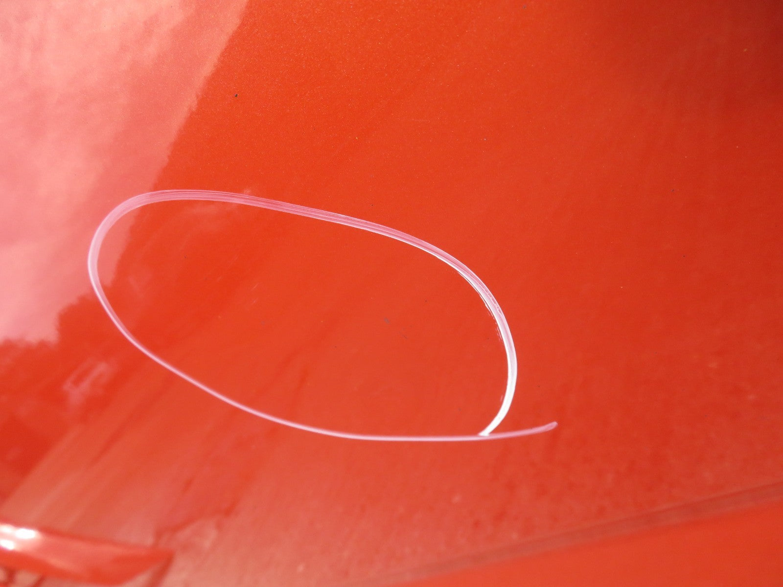 FORD CMAX C MAX NSF PASSSENGER FRONT DOOR IN ORANGE 2010-2015 (SEE PHOTOS)