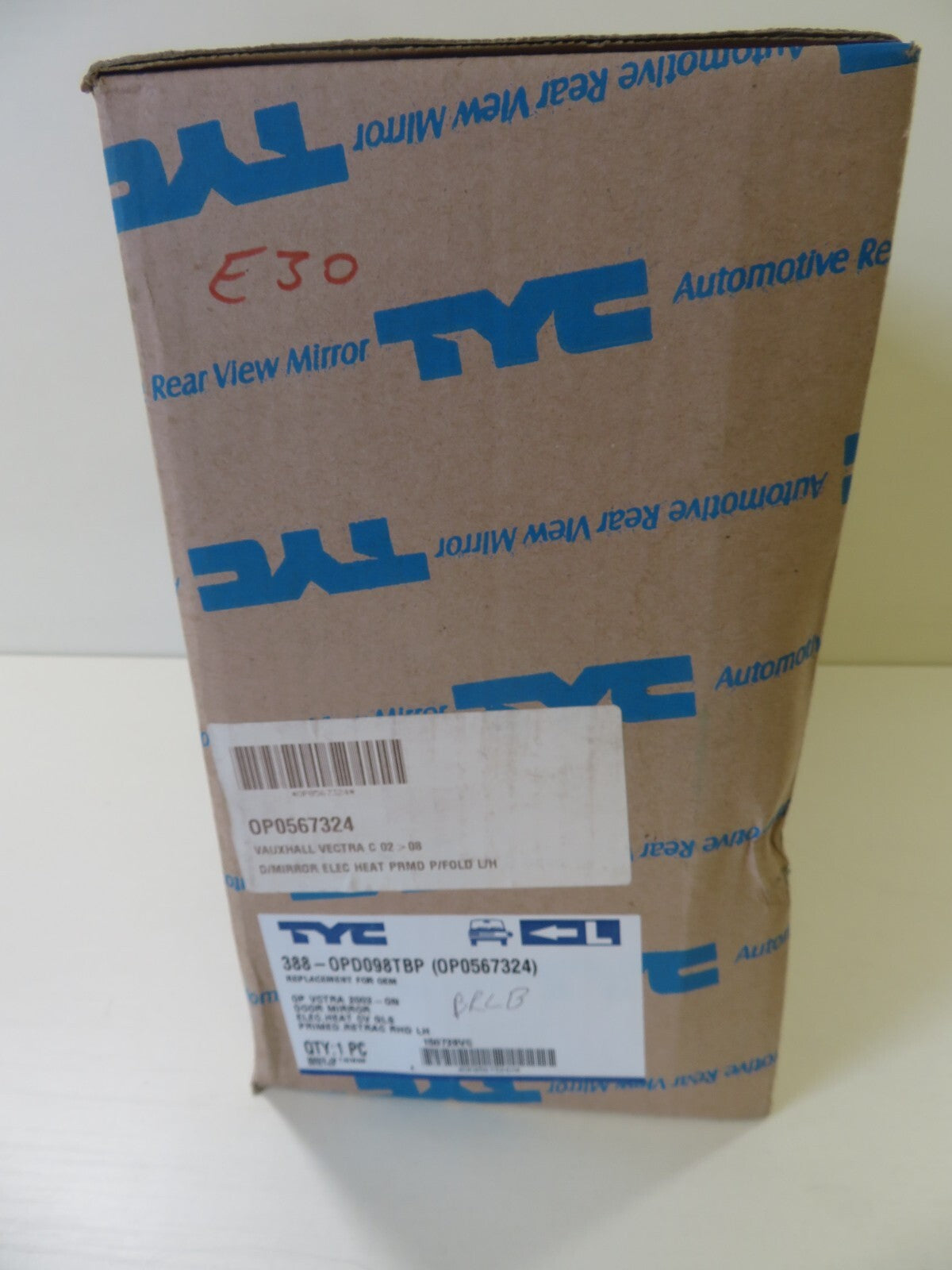  NS LH PASSENGER DOOR WING MIRROR OP0567324 FITS VAUXHALL VECTRA 2002-2008 #BRLB