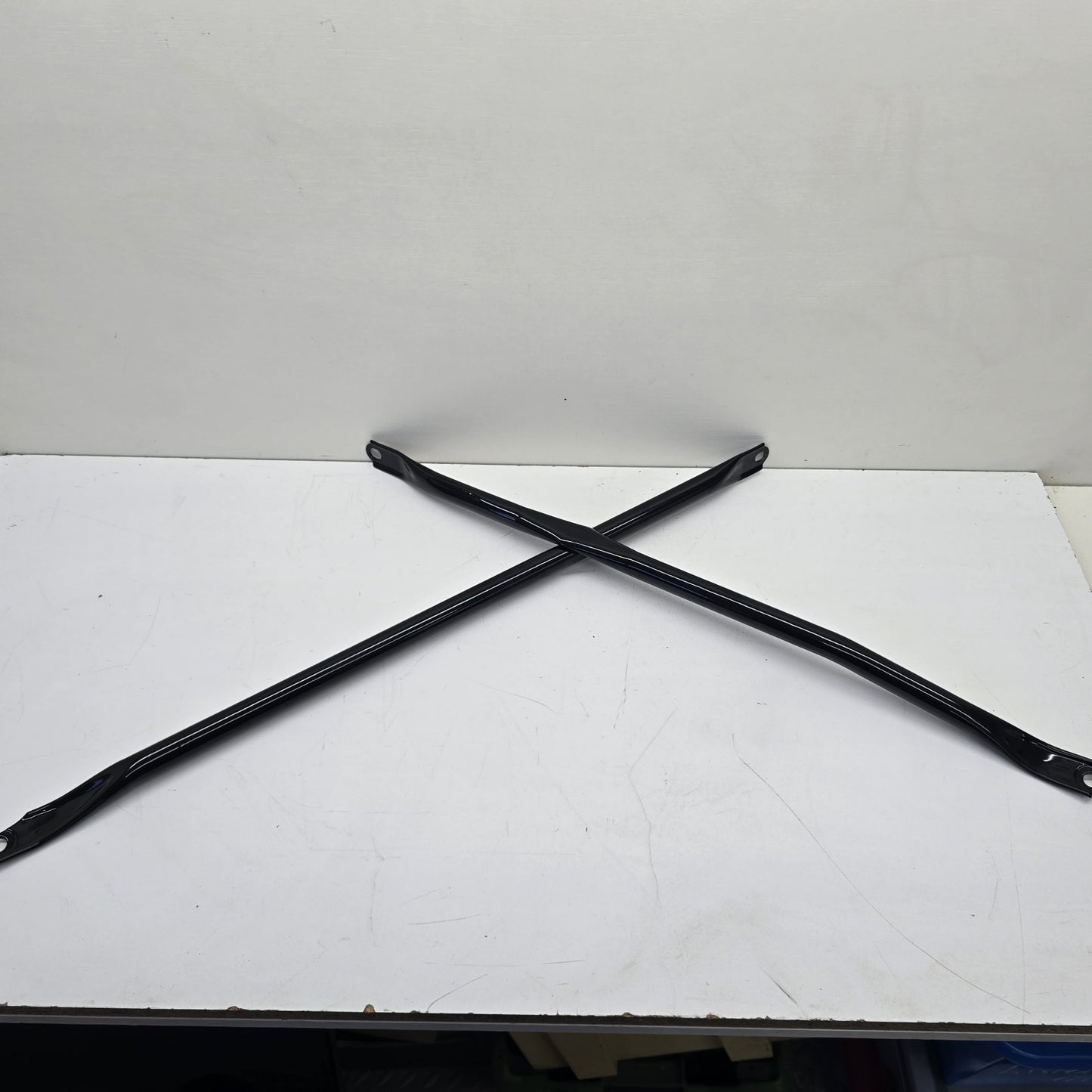 TOYOTA MR2 MK2 SW20 REAR X STRUT BRACE POWDER COATED BLACK 1990-1999