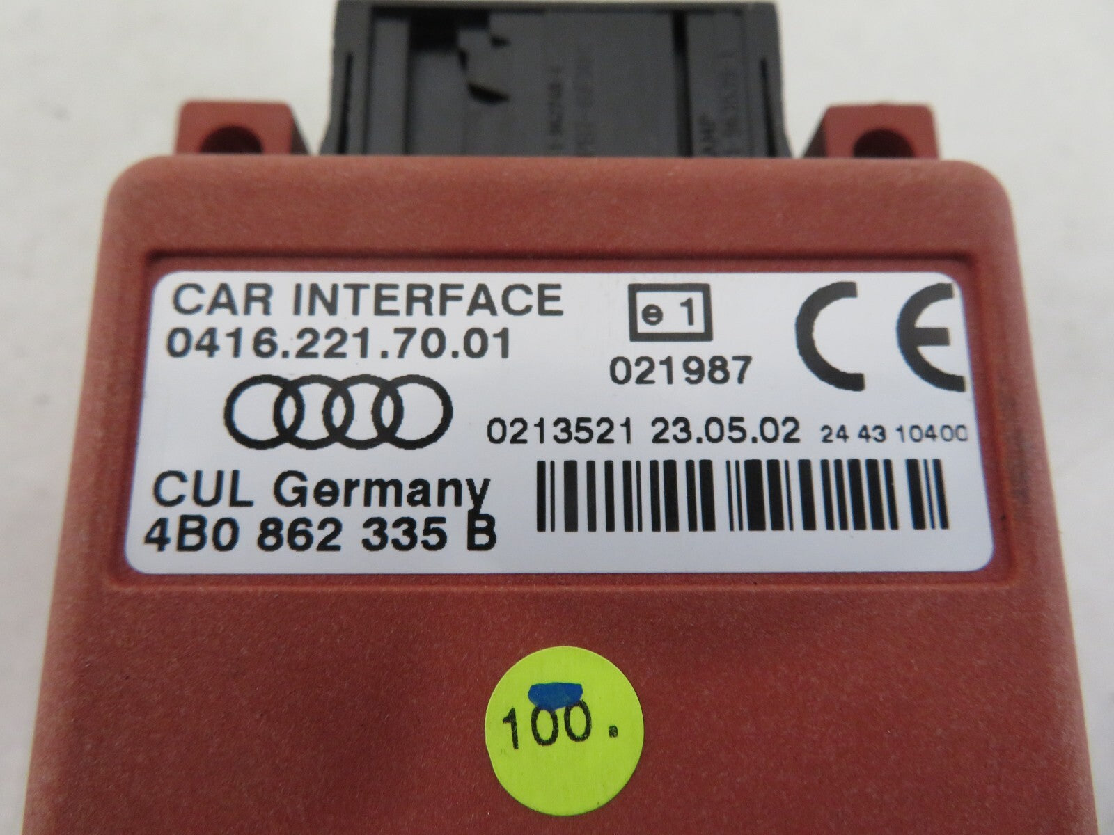 AUDI A8 D2 INTERFACE CONTROL MODULE 4B0862336B 1998-2002 1426-2