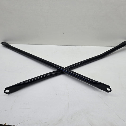 TOYOTA MR2 MK2 SW20 REAR X STRUT BRACE POWDER COATED BLACK 1990-1999