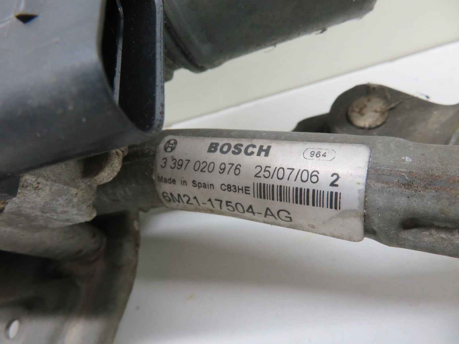 FORD SMAX NSF PASSENGER FRONT WIPER MOTOR 6M21-17504-AG 2006-2010 #1437-1