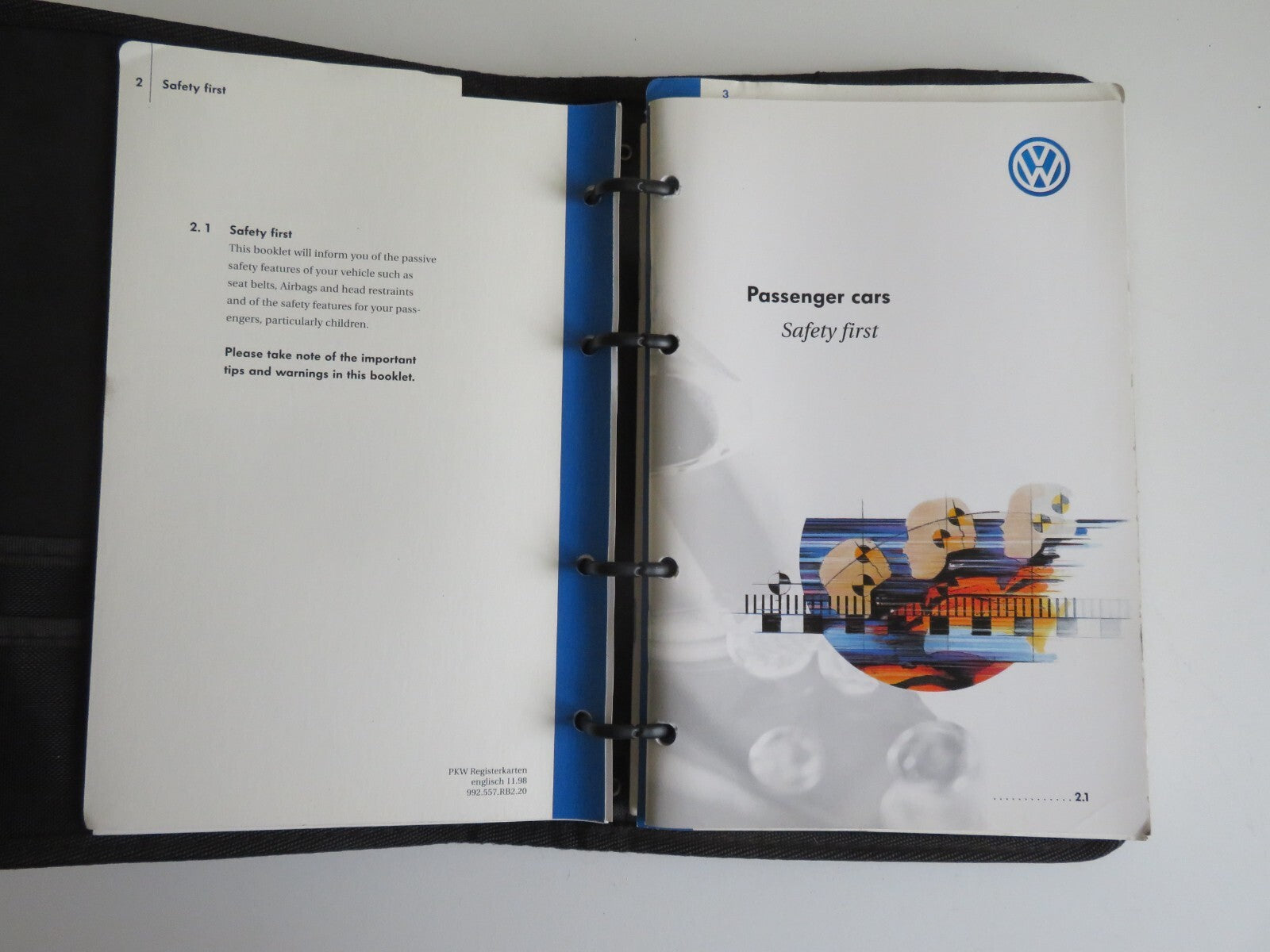 VOLKSWAGEN VW GOLF YOUR VEHICLE WALLET 1998-2004 HM4-11