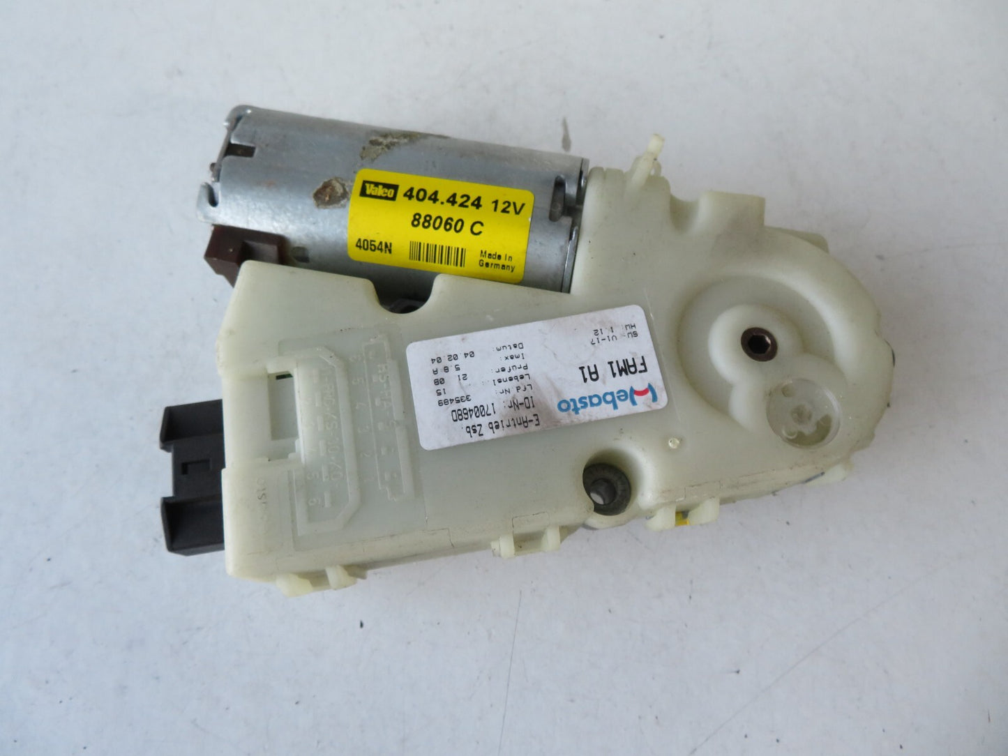 PEUGEOT 307 SW SUNROOF MOTOR 1700469J 404424 2005-2008  MIX1605-3