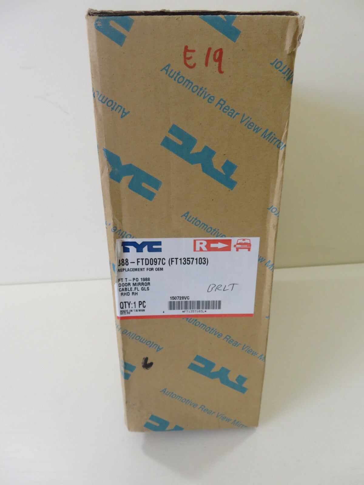 OS RH DRIVER DOOR WING MIRROR PRASCO FT1357103 FITS FIAT TIPO TEMPERA 87-99 BRLT