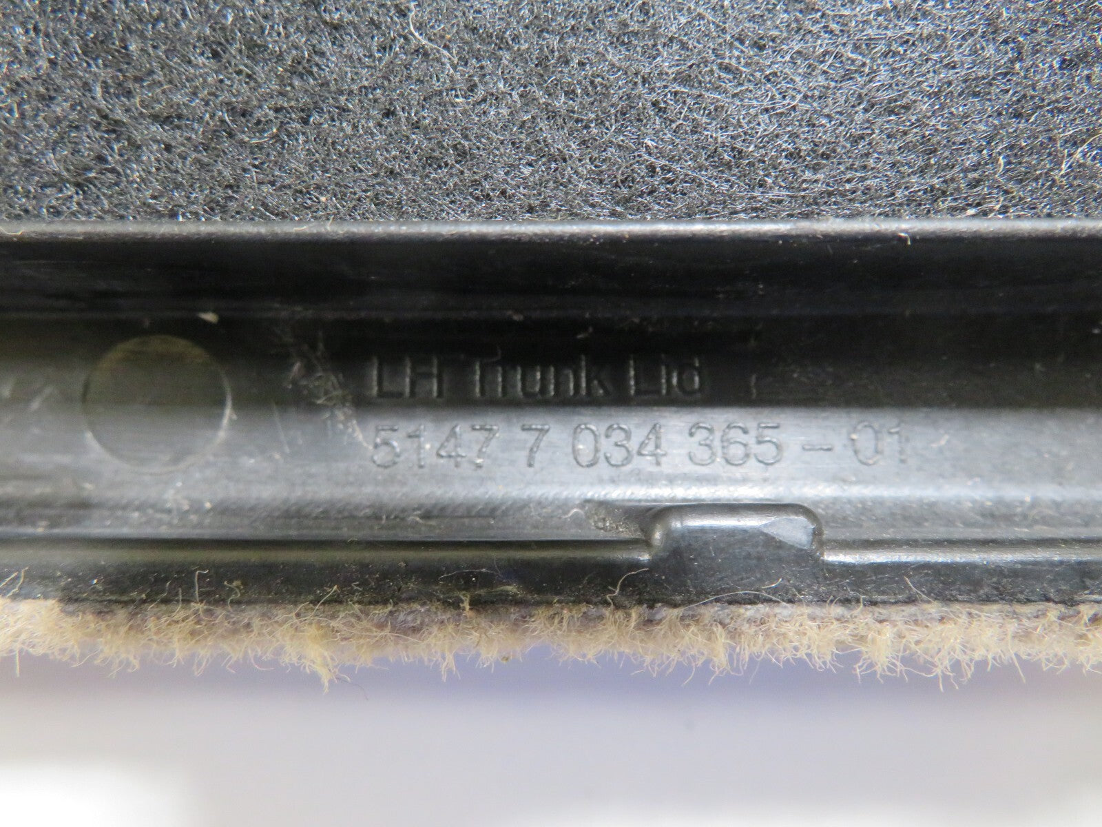 BMW X5 E53 NS PASSENGER REAR BOOT ACCES TRIM COVER 7034365 1999-2006 MISC1609-13