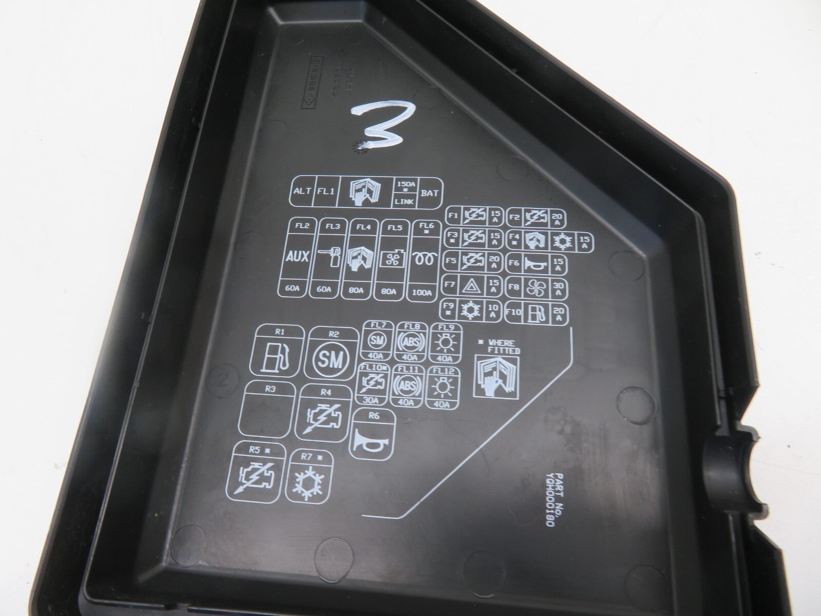 LAND ROVER FREELANDER 1 ENGINE BAY FUSE BOX COVER 1997-2006 1730-3