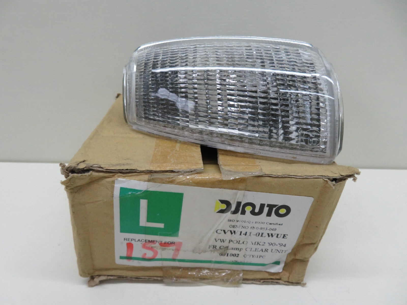 NS PASSENGER LH INDICATOR LIGHT FOR VOLKSWAGEN POLO 1990-1994 #157