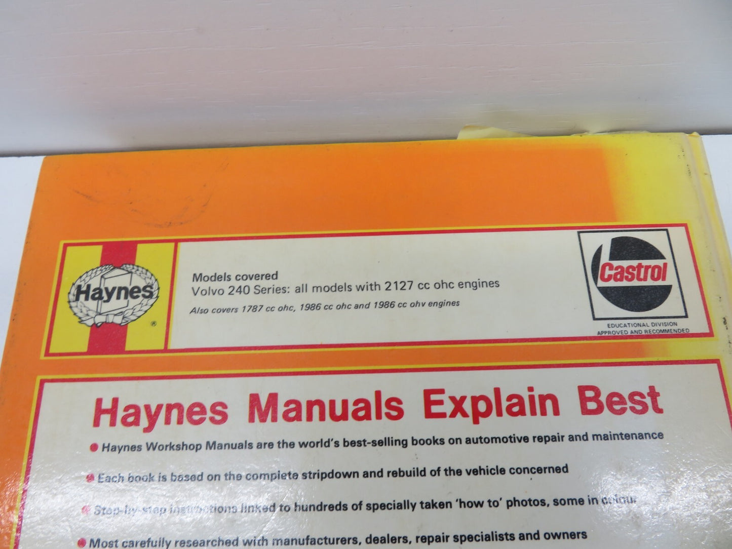 VOLVO 240 HAYNES OWNERS WORKSHOP MANUAL 1974-1980