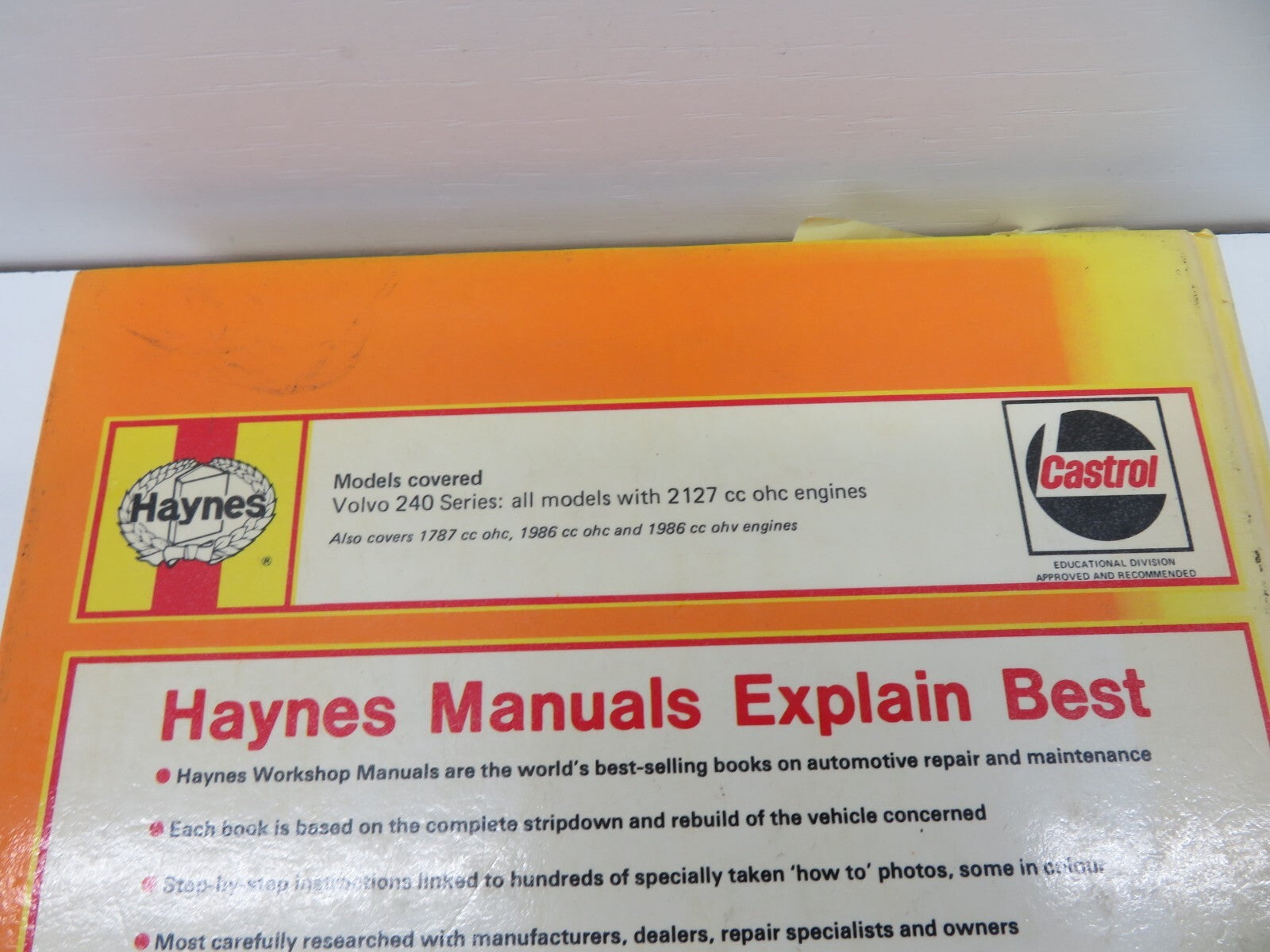 VOLVO 240 HAYNES OWNERS WORKSHOP MANUAL 1974-1980