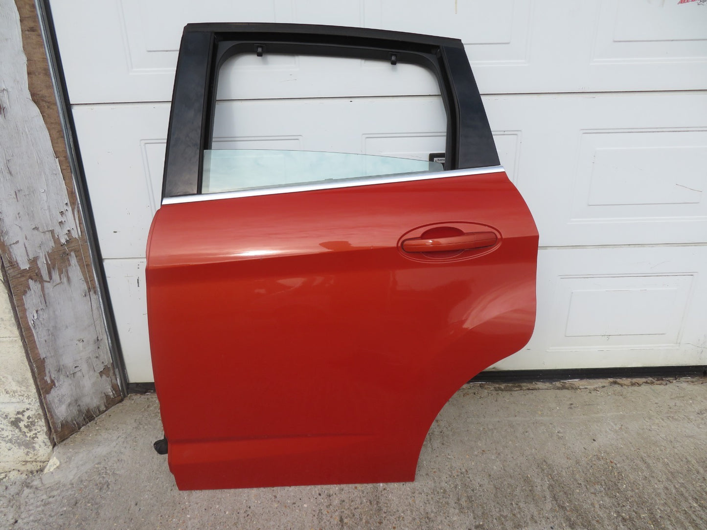 FORD CMAX C MAX NSR PASSENGER REAR DOOR IN ORANGE 2010-2015 (SEE PHOTOS)