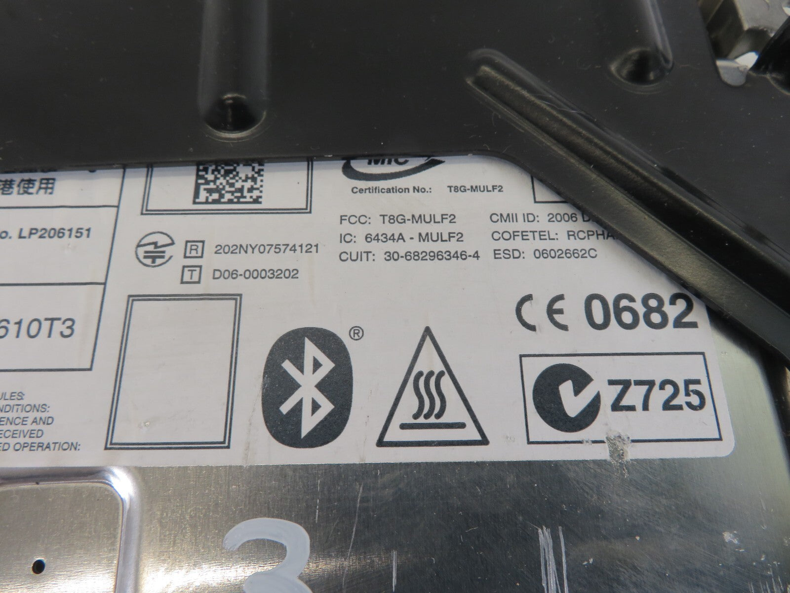 BMW 1 SERIES E88 BLUETOOTH MODULE T8G-MUFL2 2007-2013 A1119-3