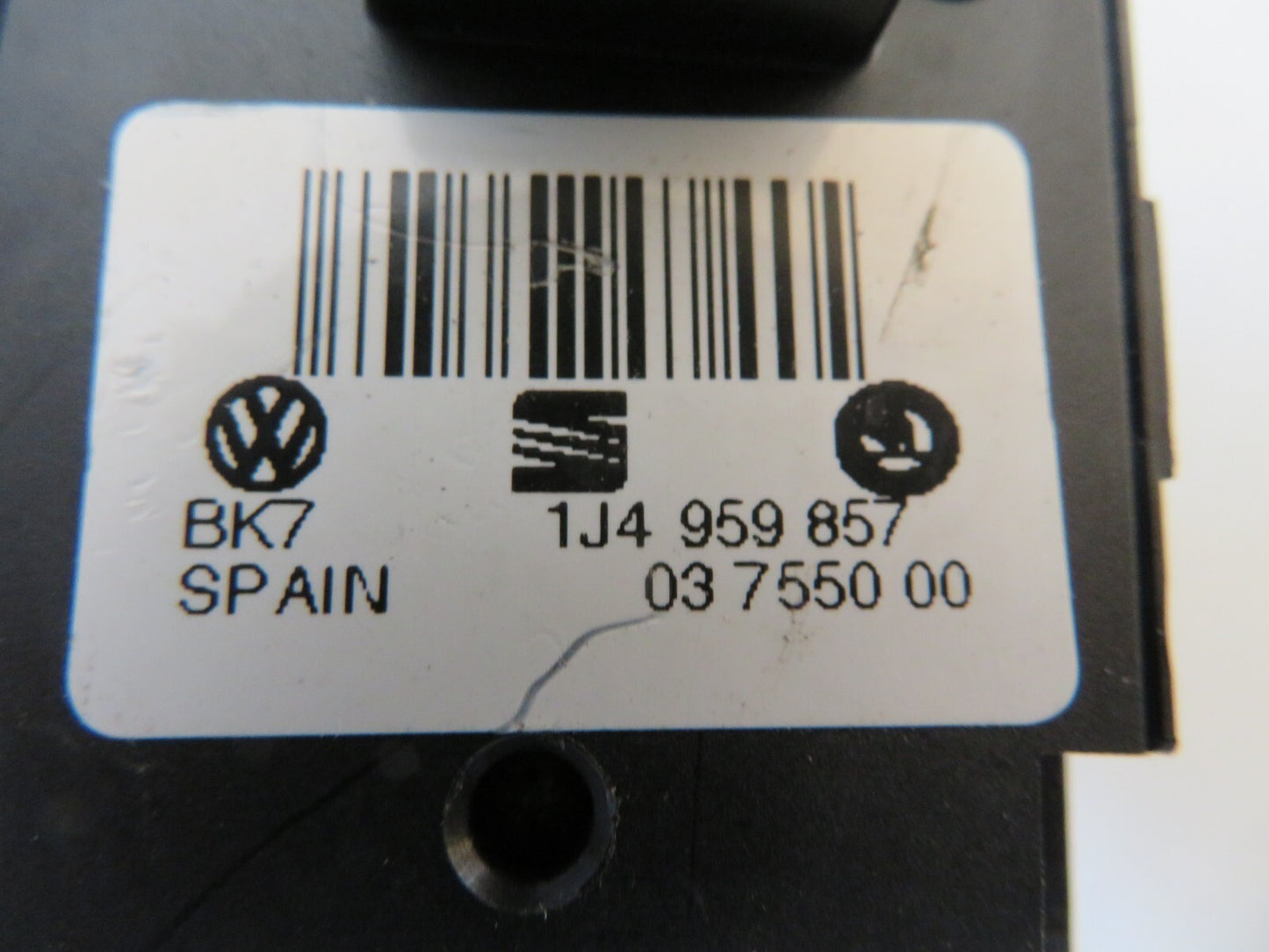 VOLKSWAGEN VW GOLF MK4 OS DRIVER WINDOW SWITCHES 1j4959857 1997-2004 AMS22-1