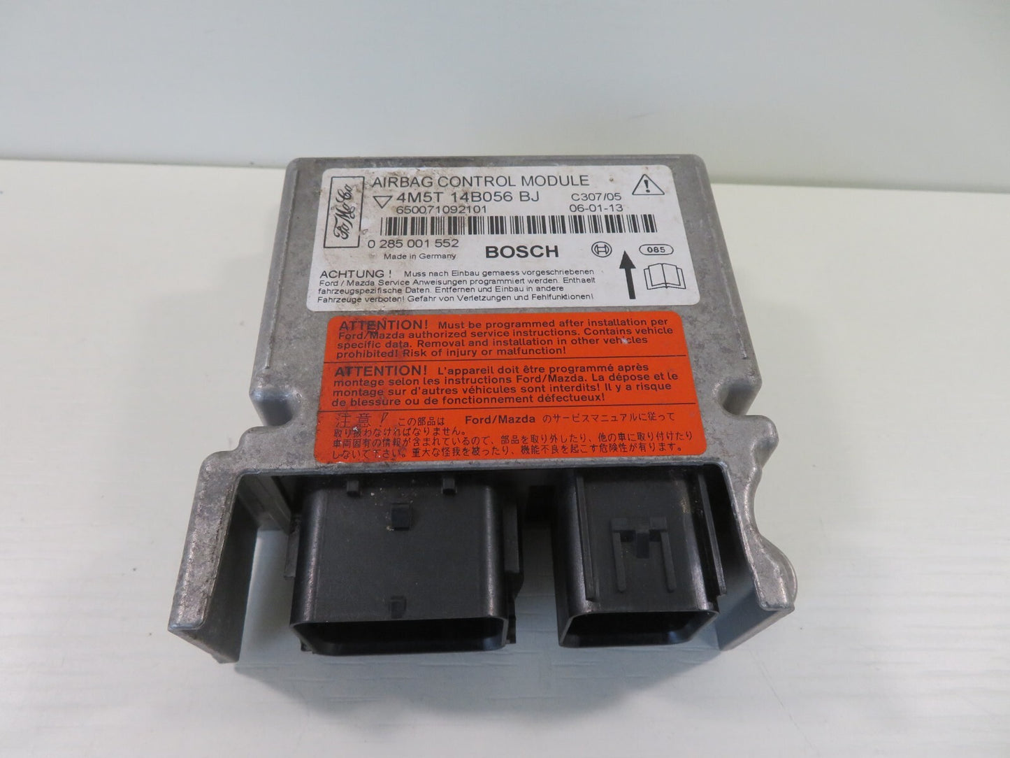 FORD FOCUS MK2 ST225 AIR BAG CONTROL MODULE 4M5T-14B056-BJ 2005-2010 MIX1458-4