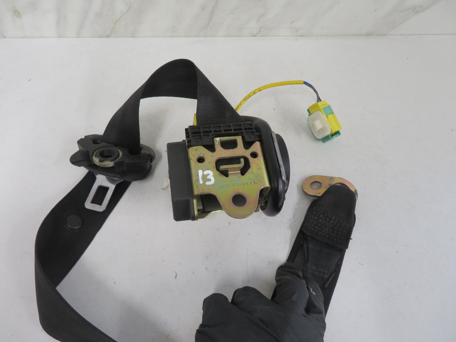 VOLKSWAGEN VW TOUAREG 0SR SEAT BELT PORSCHE CAYENNE 7L0857806A VWAM1352-13