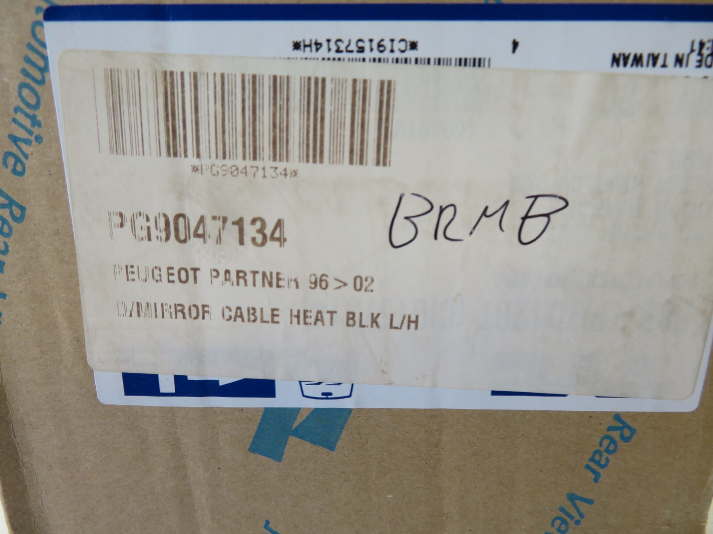 NS LH PASSENGER DOOR WING MIRROR PRASCO PG9047134 FOR PEUGEOT PARTNER 1996-2002