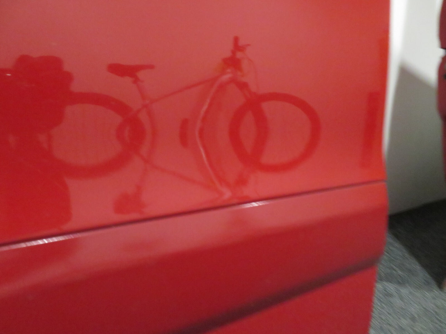 CITROEN BERLINGO OS DRIVER REAR SLIDING DOOR RED MULTISPACE 2008-2018