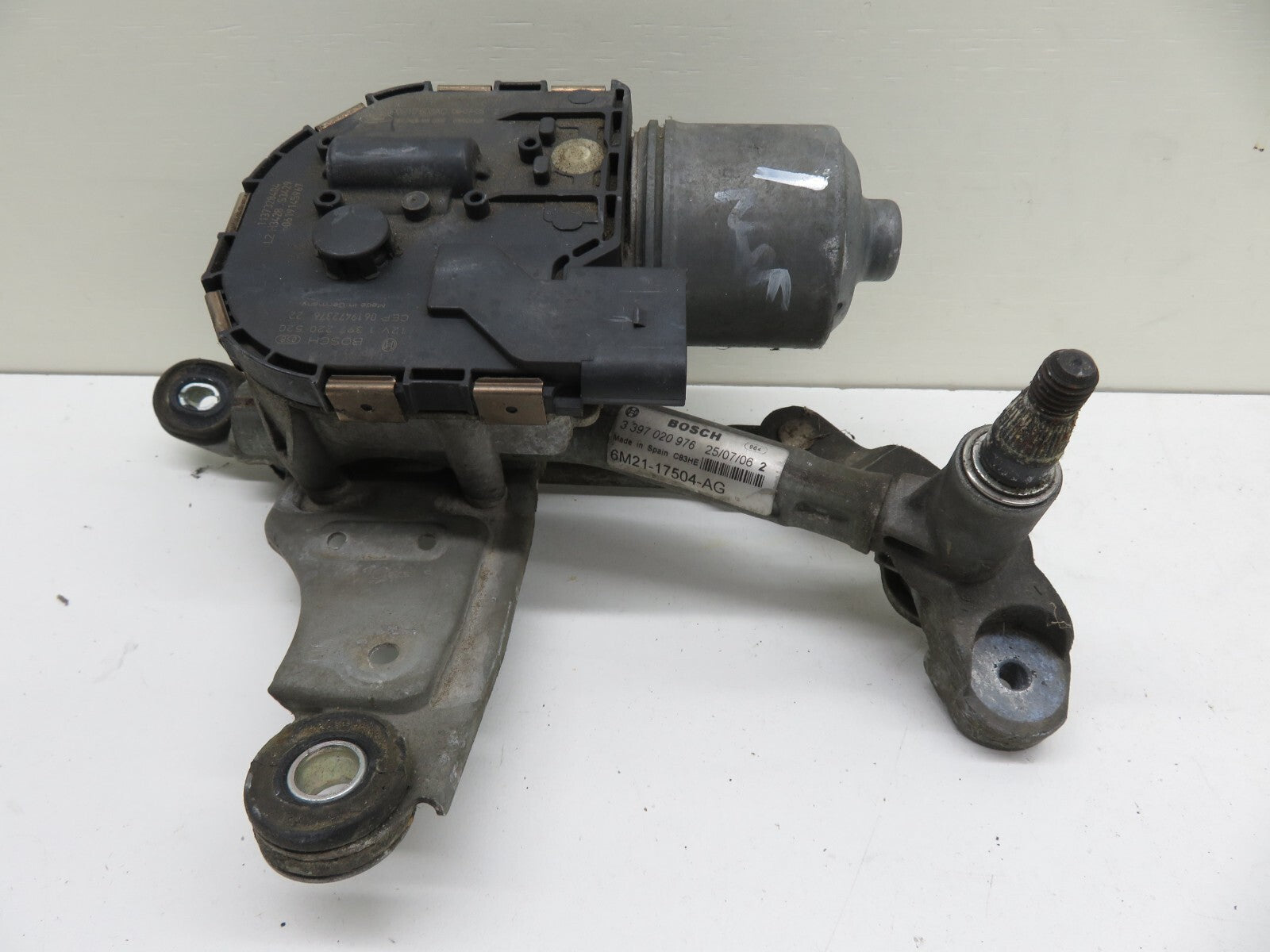 FORD SMAX NSF PASSENGER FRONT WIPER MOTOR 6M21-17504-AG 2006-2010 #1437-1