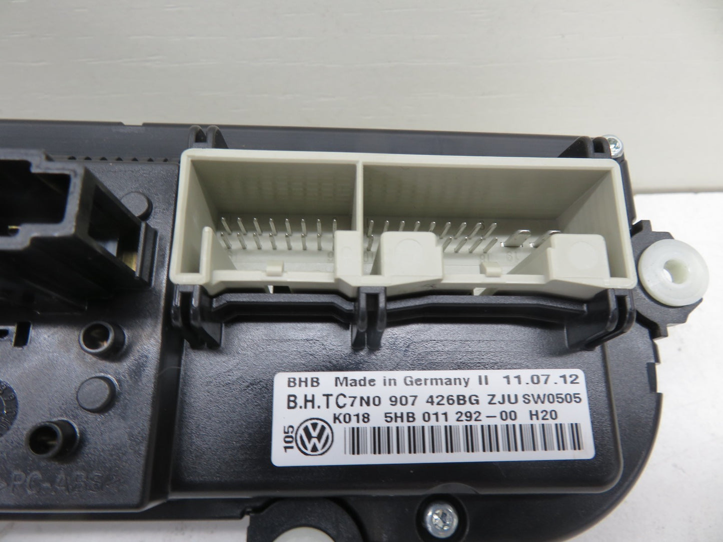 VW GOLF MK6 HEATER CLIMATE CONTROLS 7N0907426BG 2009-2013 REF-8