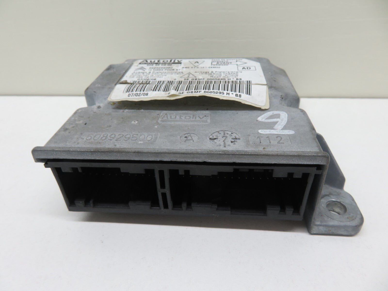 CITROEN C5 X7 AIR BAG CONTROL MODULE 9665266080 2008-2015 1528-9