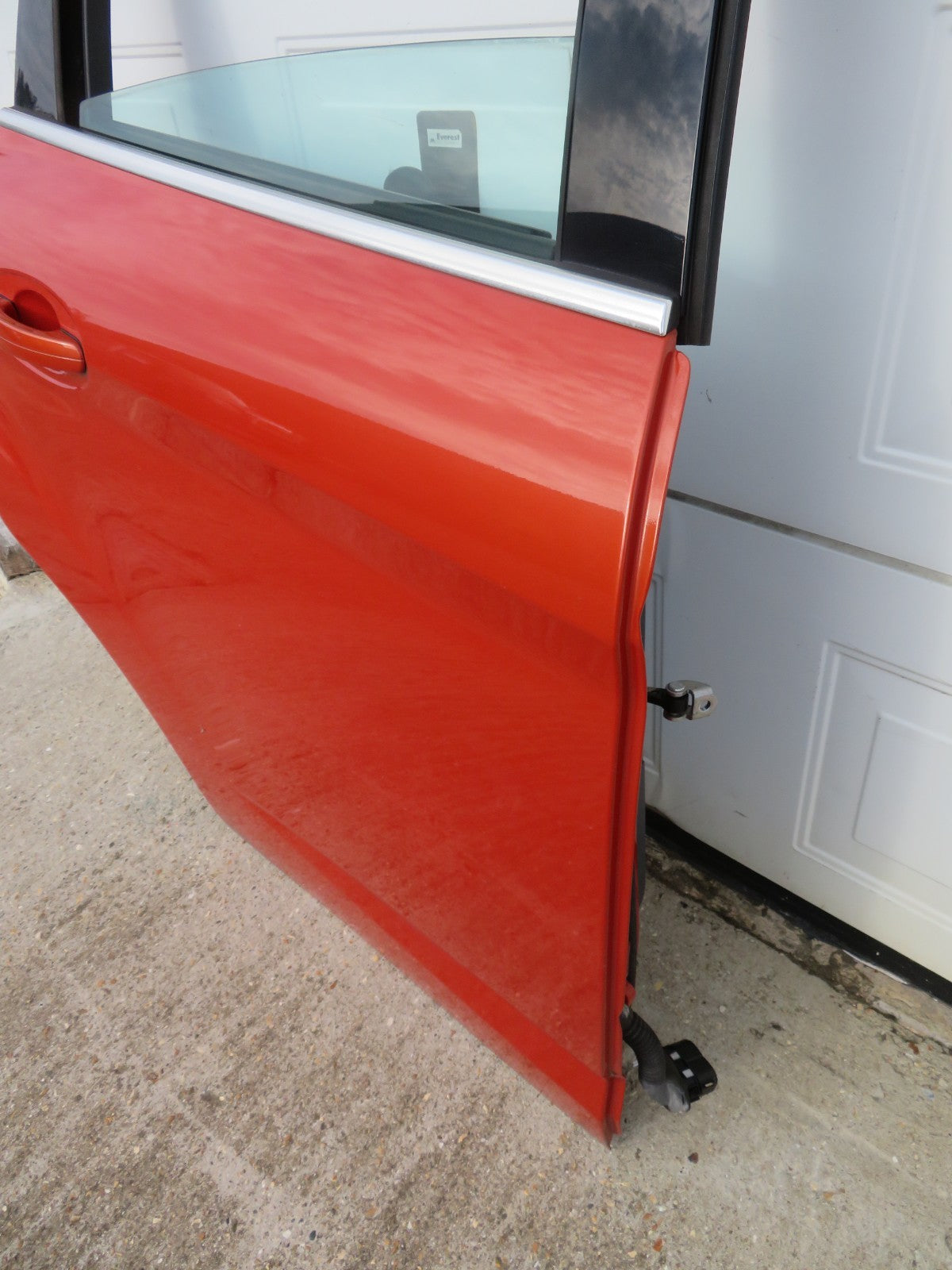 FORD CMAX C MAX OSR DRIVER REAR DOOR IN ORANGE 2010-2015 (SEE PHOTOS)