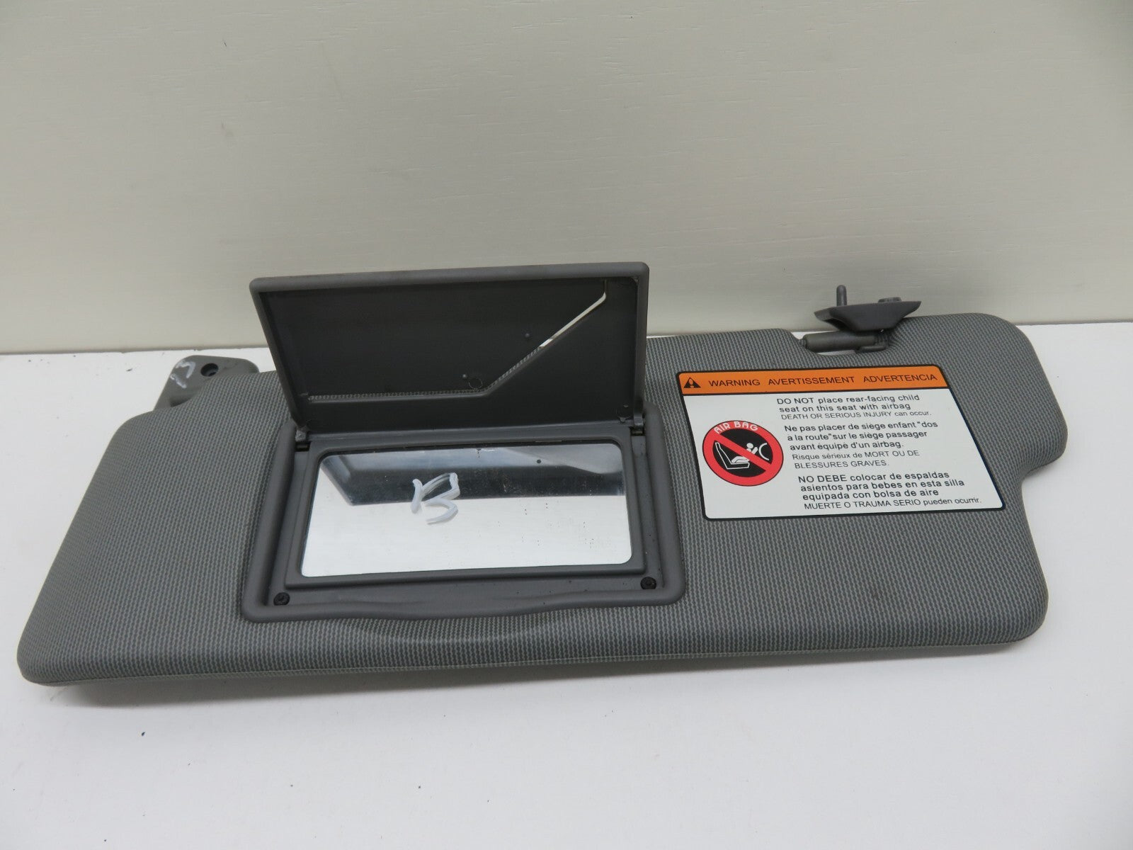 CHEVROLET LACETTI NS PASSENGER SIDE SUN VISOR 2004-2010 1434-13