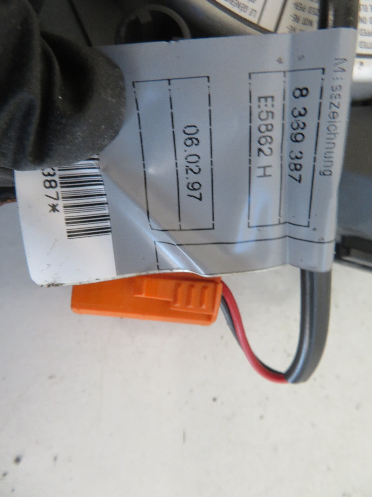 BMW 5 SERIES E39 OSF DOOR SIDE BAG MODULE 3482088061 1996-2003 1518-5