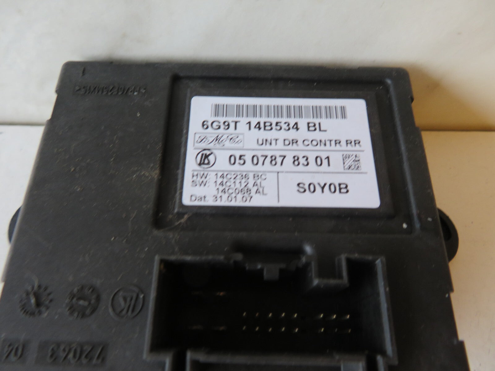 FORD GALAXY MK3 NSR DOOR MOTOR 6G9T-14B534-BL 2007-2010 A1023-7