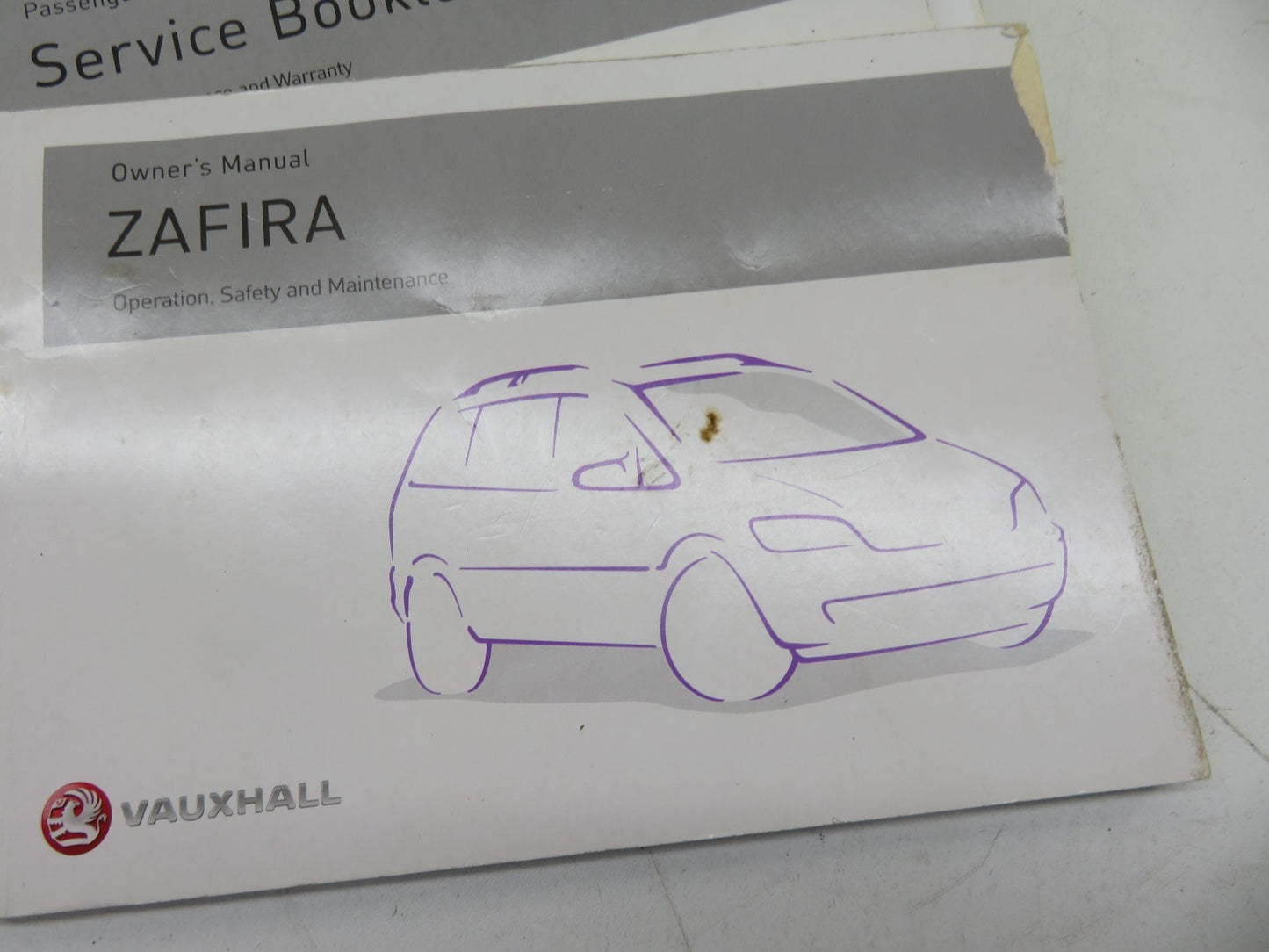 VAUXHALL ZAFIRA A OWNERS MANUAL WITH FOLDER 1999-2005 1353-1