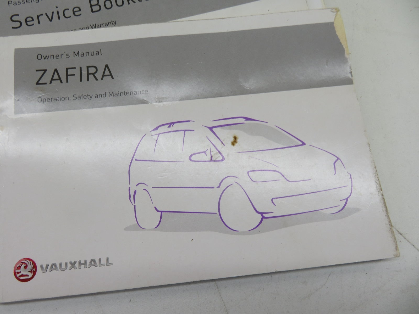 VAUXHALL ZAFIRA A OWNERS MANUAL WITH FOLDER 1999-2005 1353-1