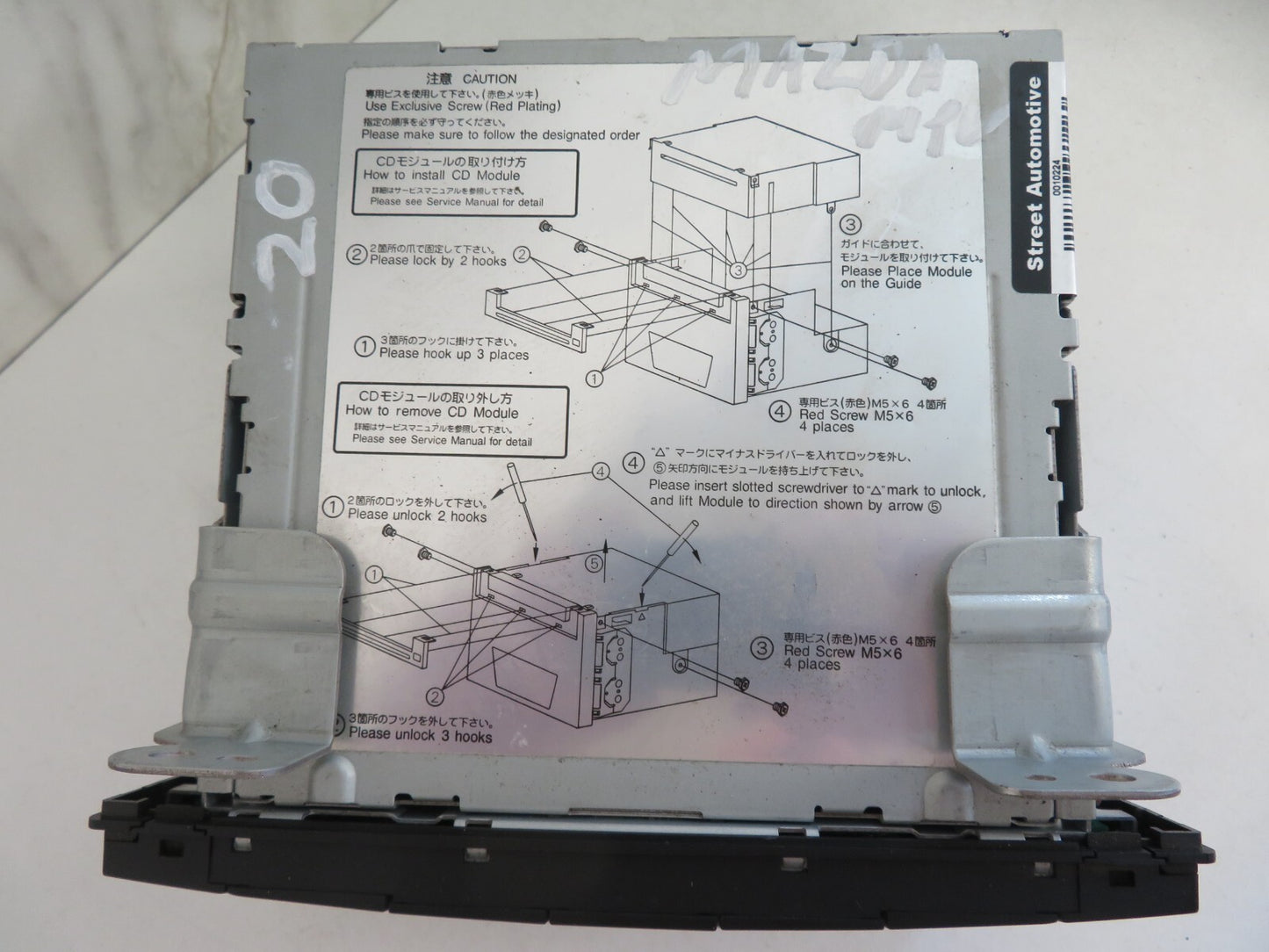 MAZDA MPV RADIO CD HEAD UNIT LD67669R0B 2000-2005 A1222-20