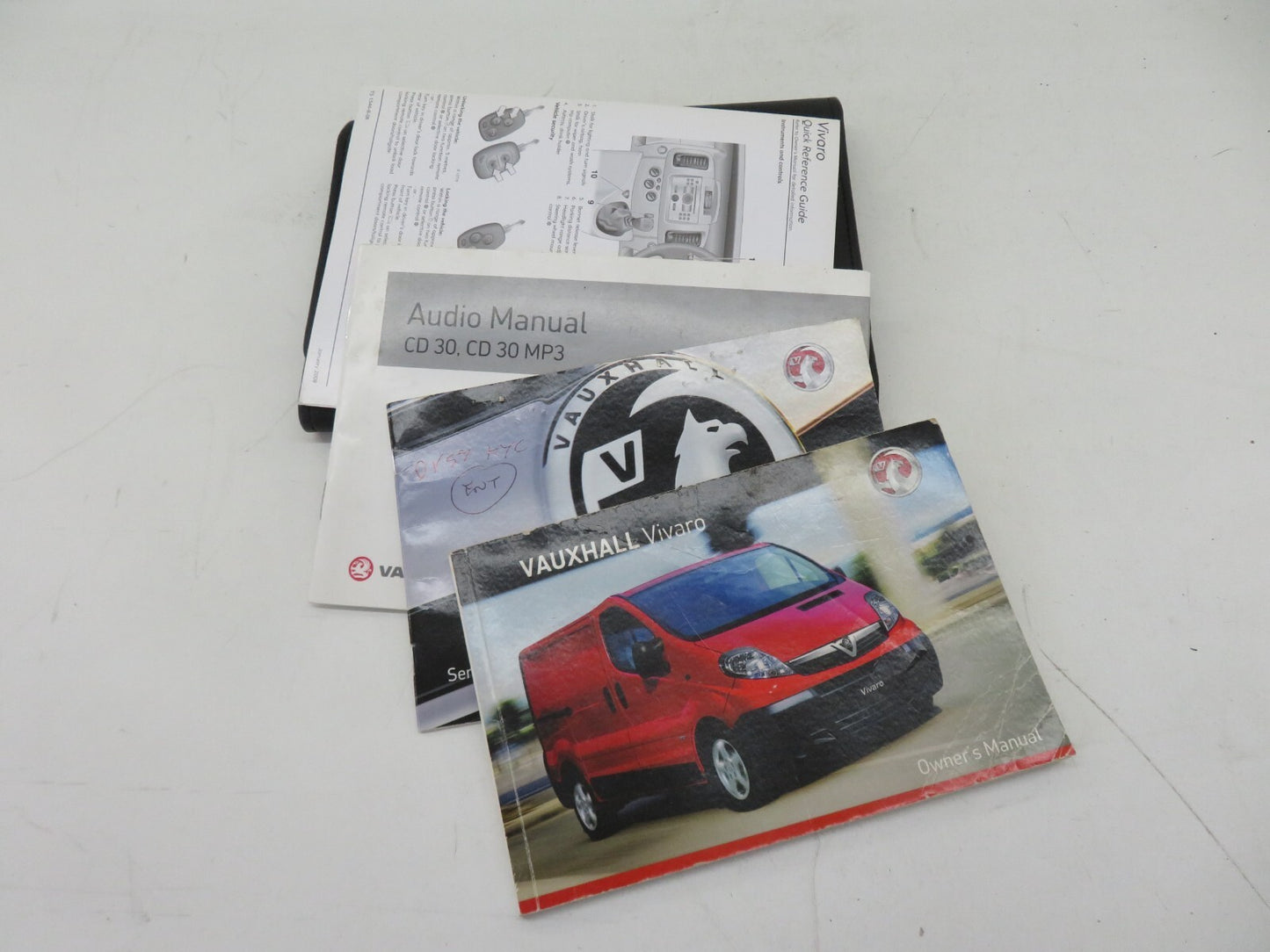 VAUXHALL VIVARO OWNERS MANUAL WITH FOLDER 2001-2014 1138-2