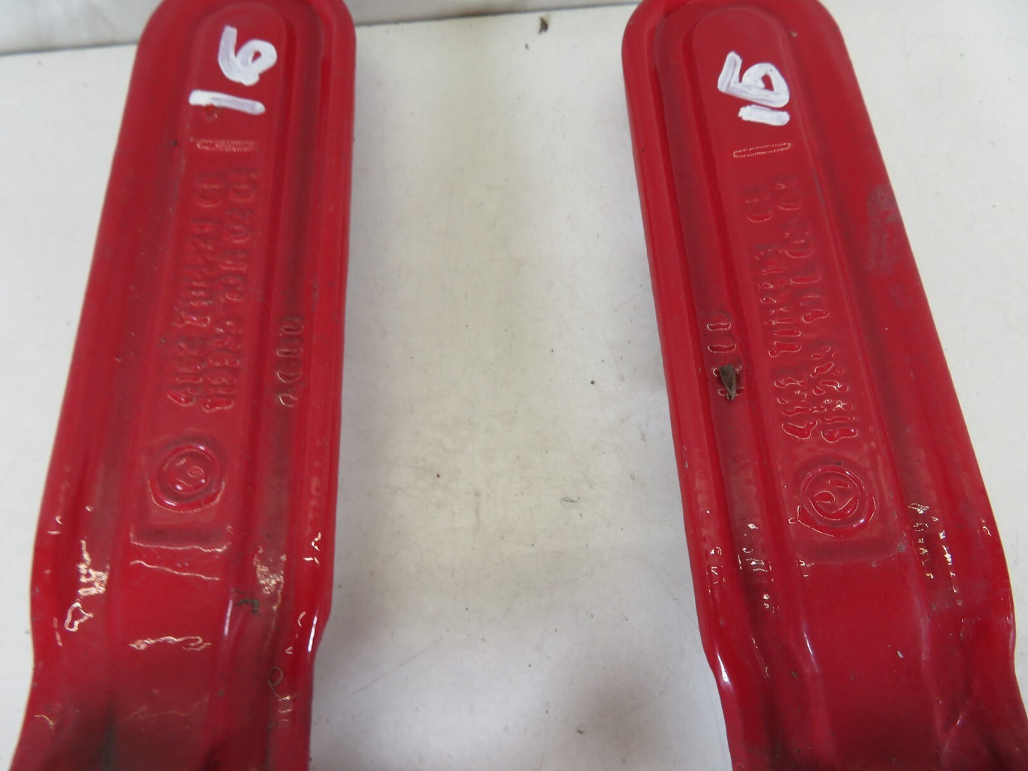 BMW MINI COOPER R52 CONVERTIBLE RED REAR TAILGATE HINGES 2004-2006 A1641-16