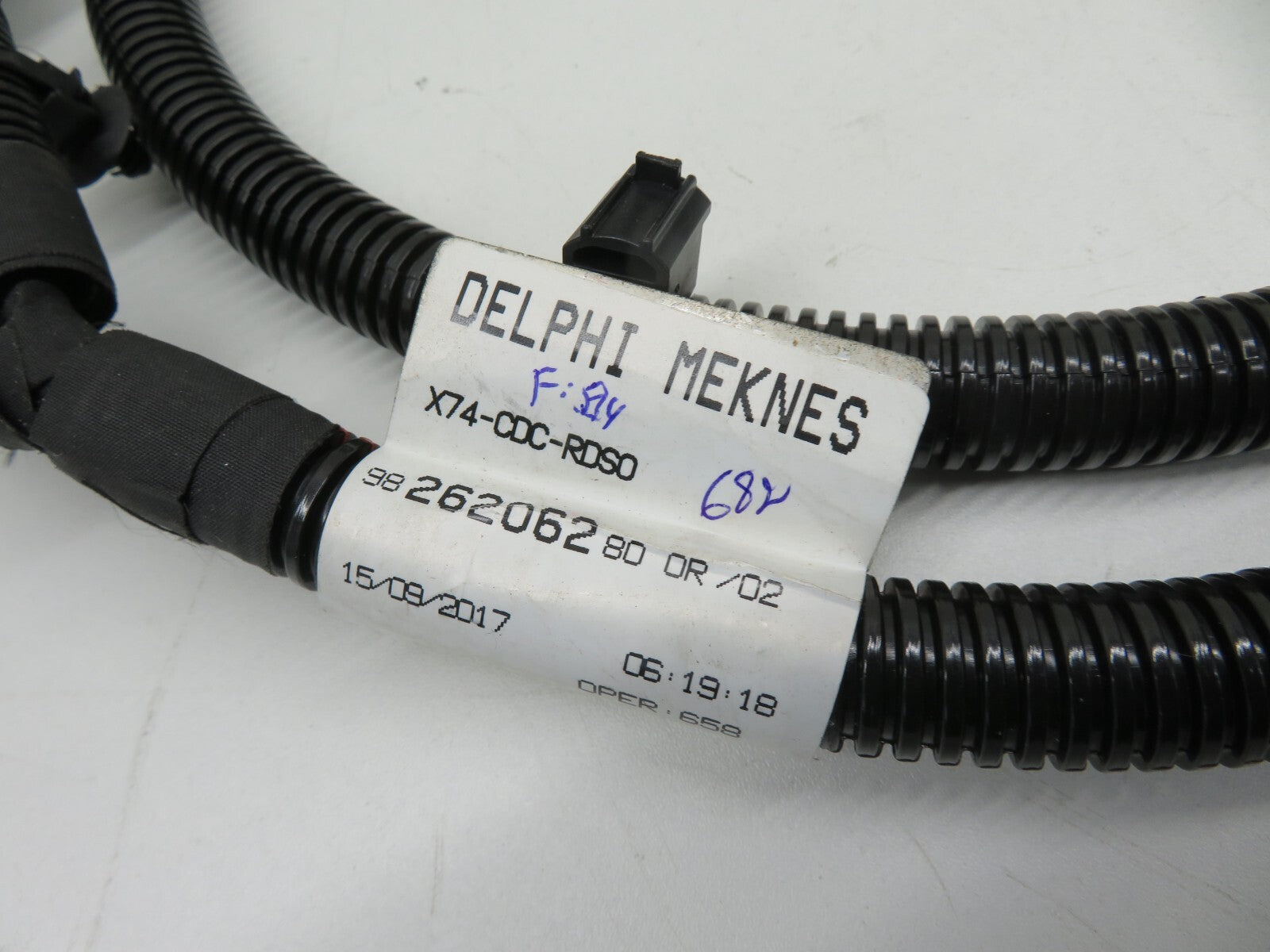 PEUGEOT CITROEN DS TOW ELECTRICS TARIFF 9826206280  WIRING LOOM 2017