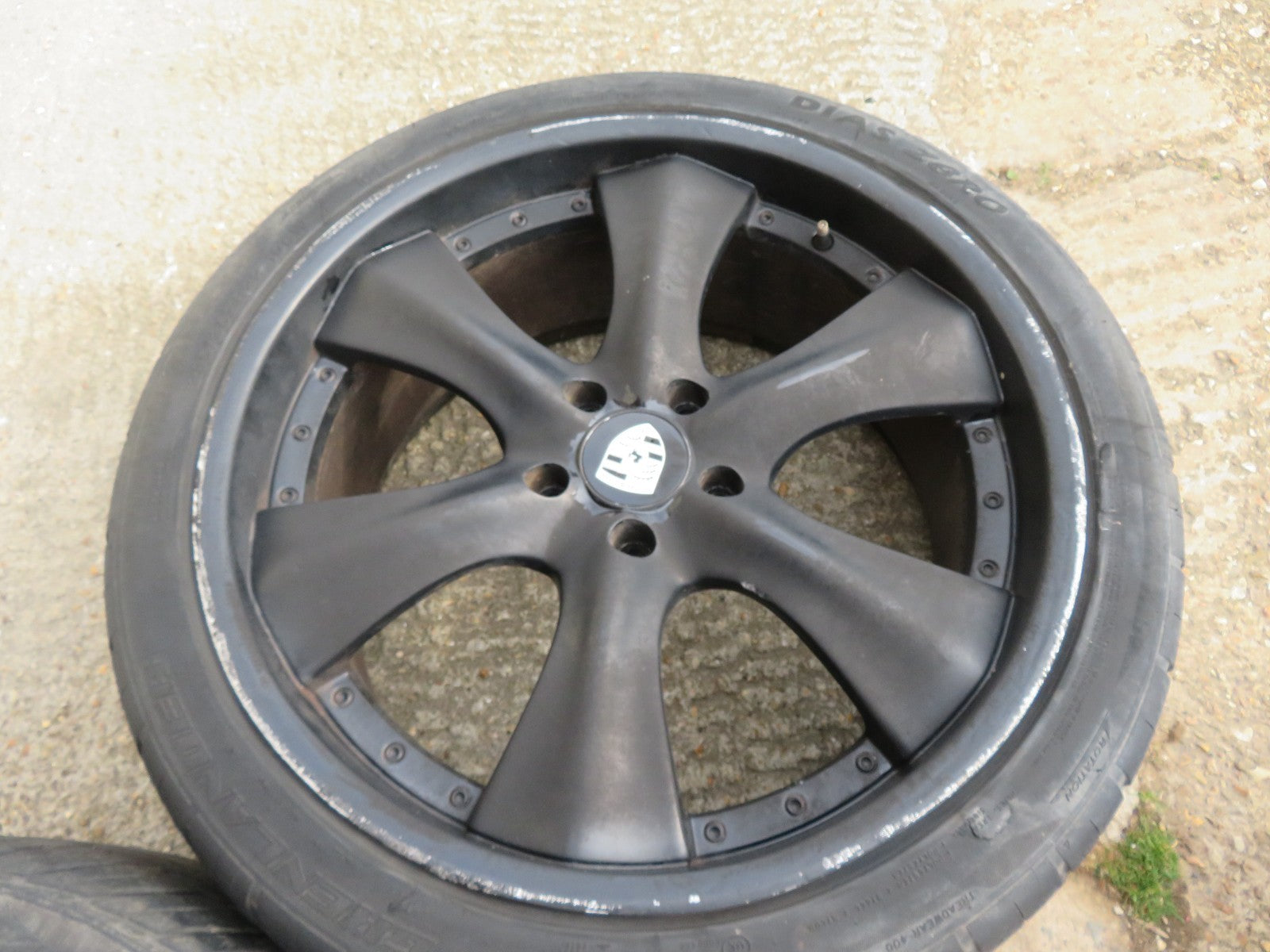 VEMIRI ARNAGE 22" ALLOY WHEELS WITH TYRES (SEE PHOTOS, NEED REFURB) 5 X 130 PCD