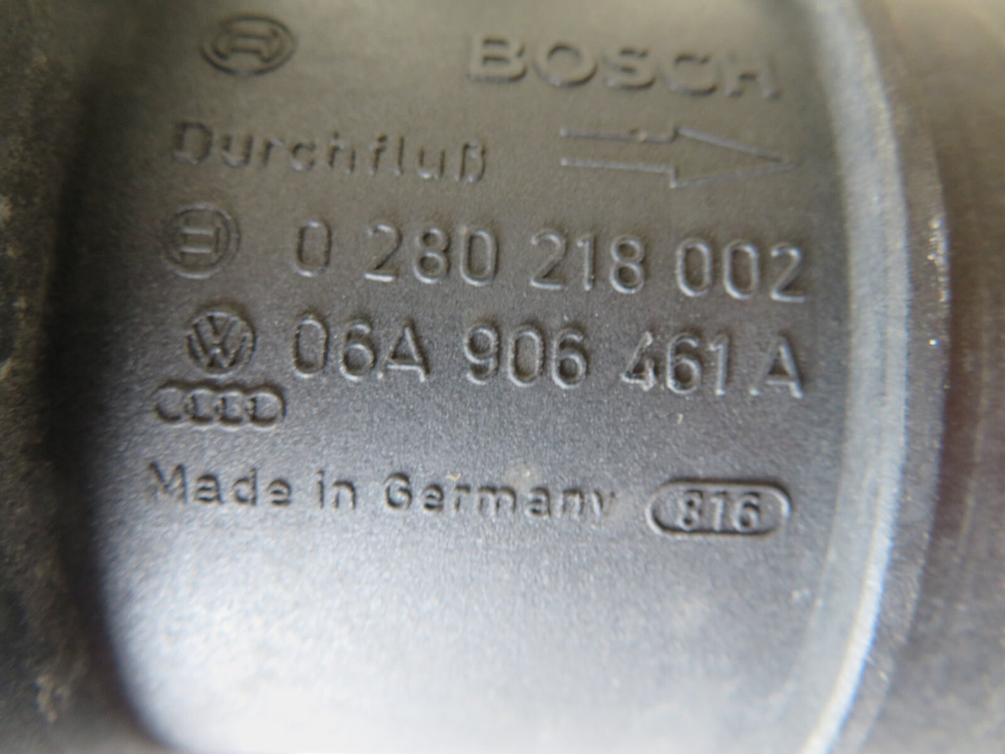 VOLKSWAGEN VW BORA AIR FLOW METER AFM 06a906461A 1999-2004 WG18