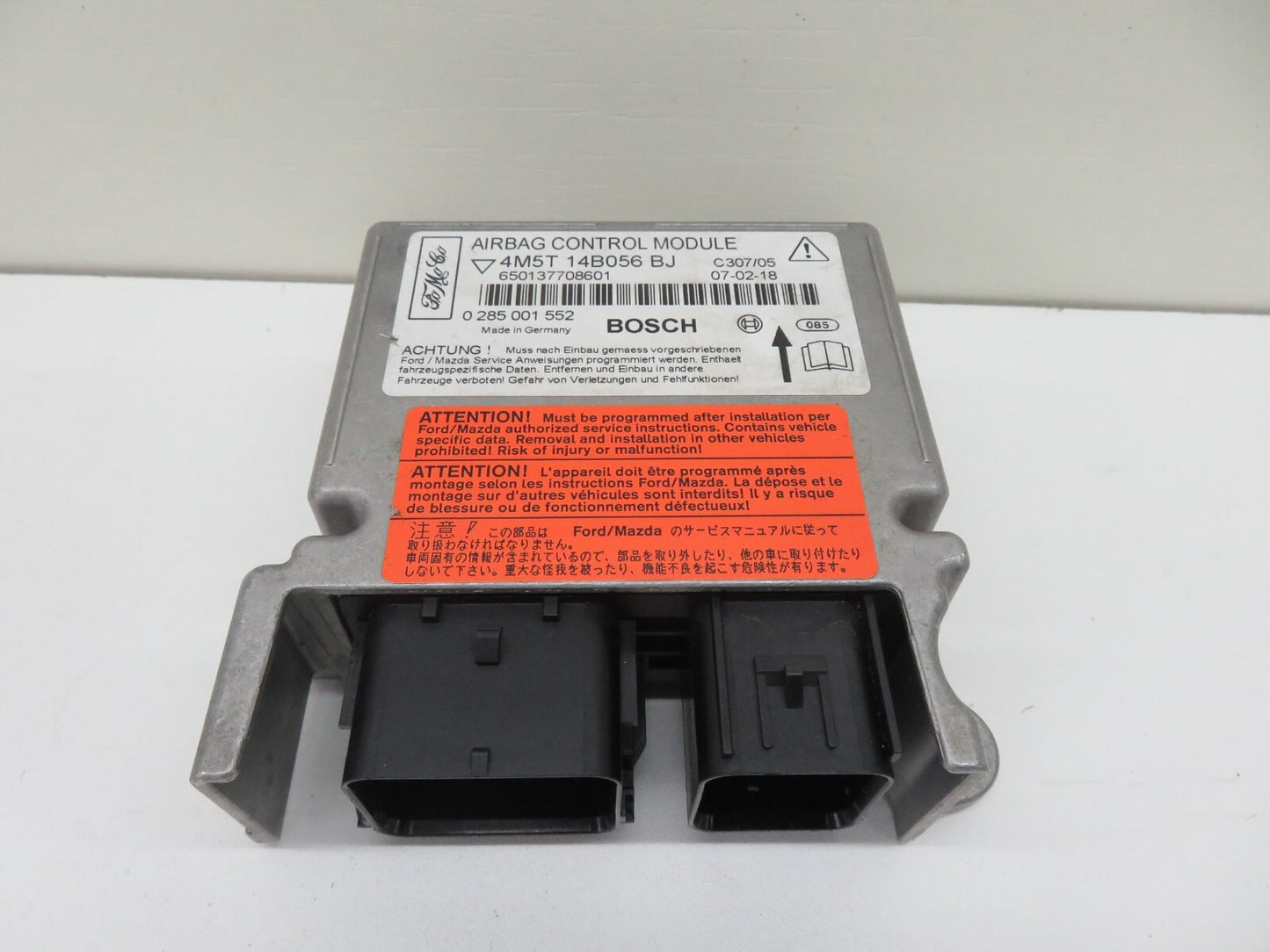 FORD FOCUS ST225 AIR BAG CONTROL MODULE ECU 4M5T-149056-BJ 2005-2011