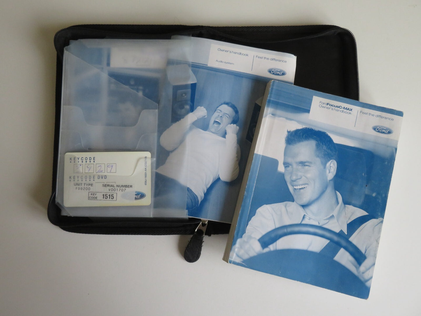 FORD FOCUS C-MAX OWNERS MANUAL WITH FOLDER 2001-2007 HM4-8