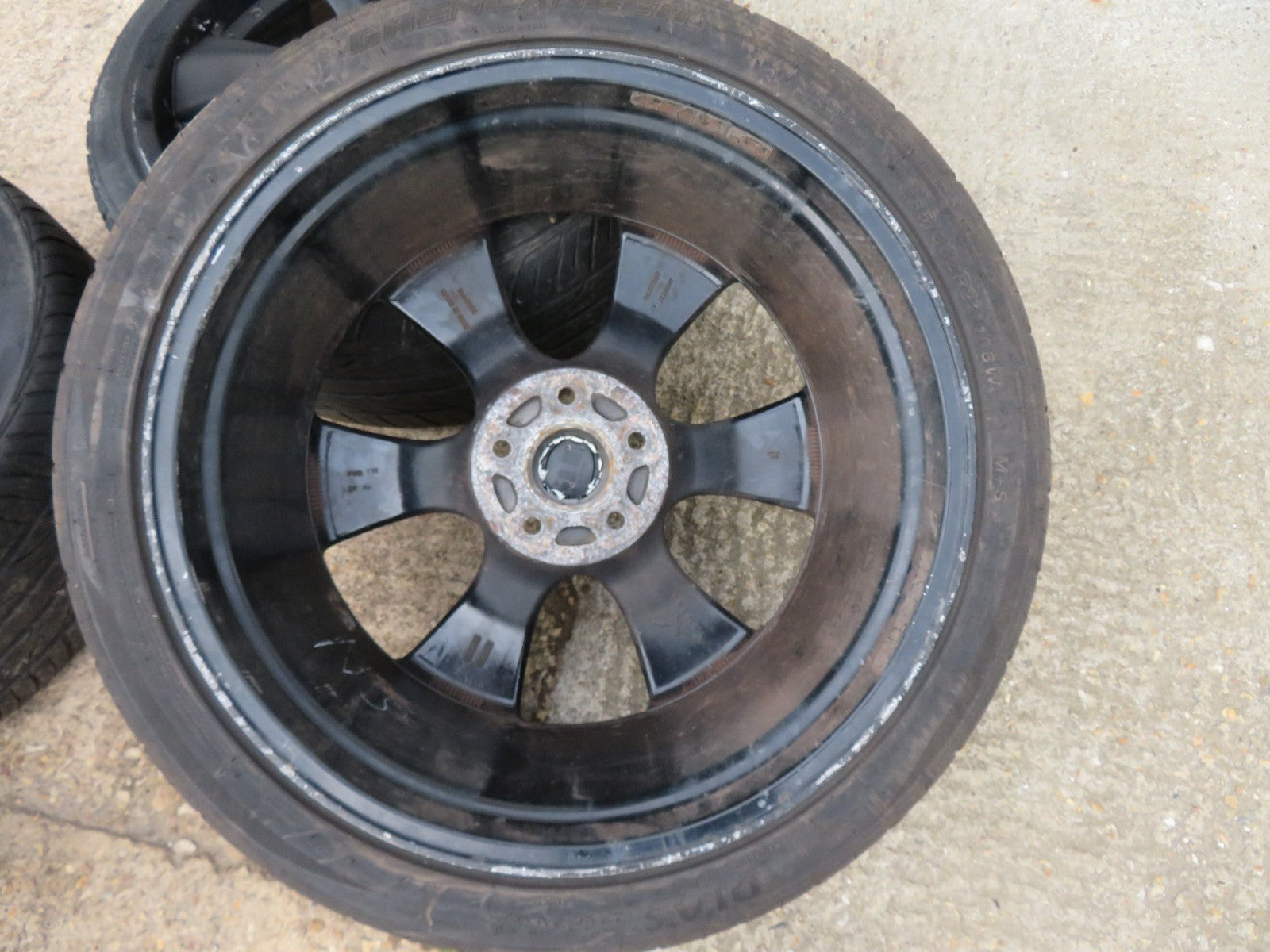 VEMIRI ARNAGE 22" ALLOY WHEELS WITH TYRES (SEE PHOTOS, NEED REFURB) 5 X 130 PCD