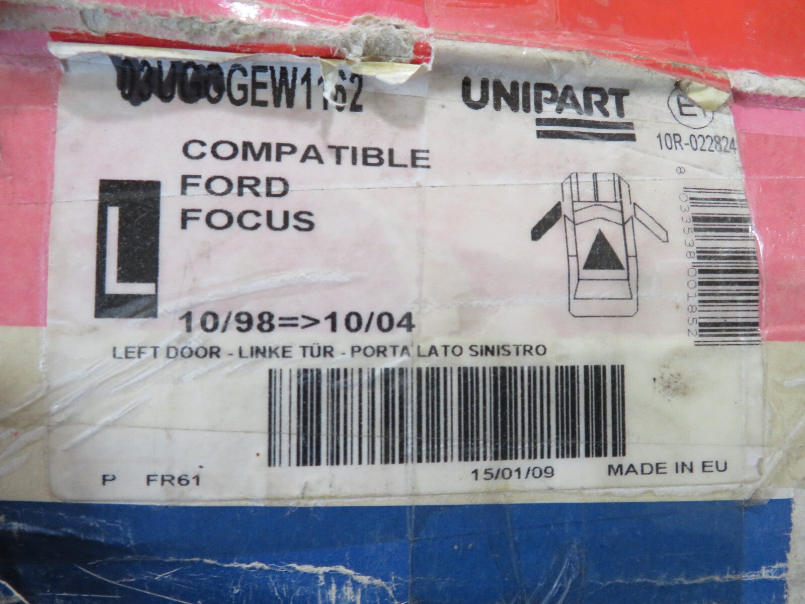 NSF LH PASSENGER WINDOW REGULATOR MOTOR FOR FORD FOCUS 1998-2004 UNIPART