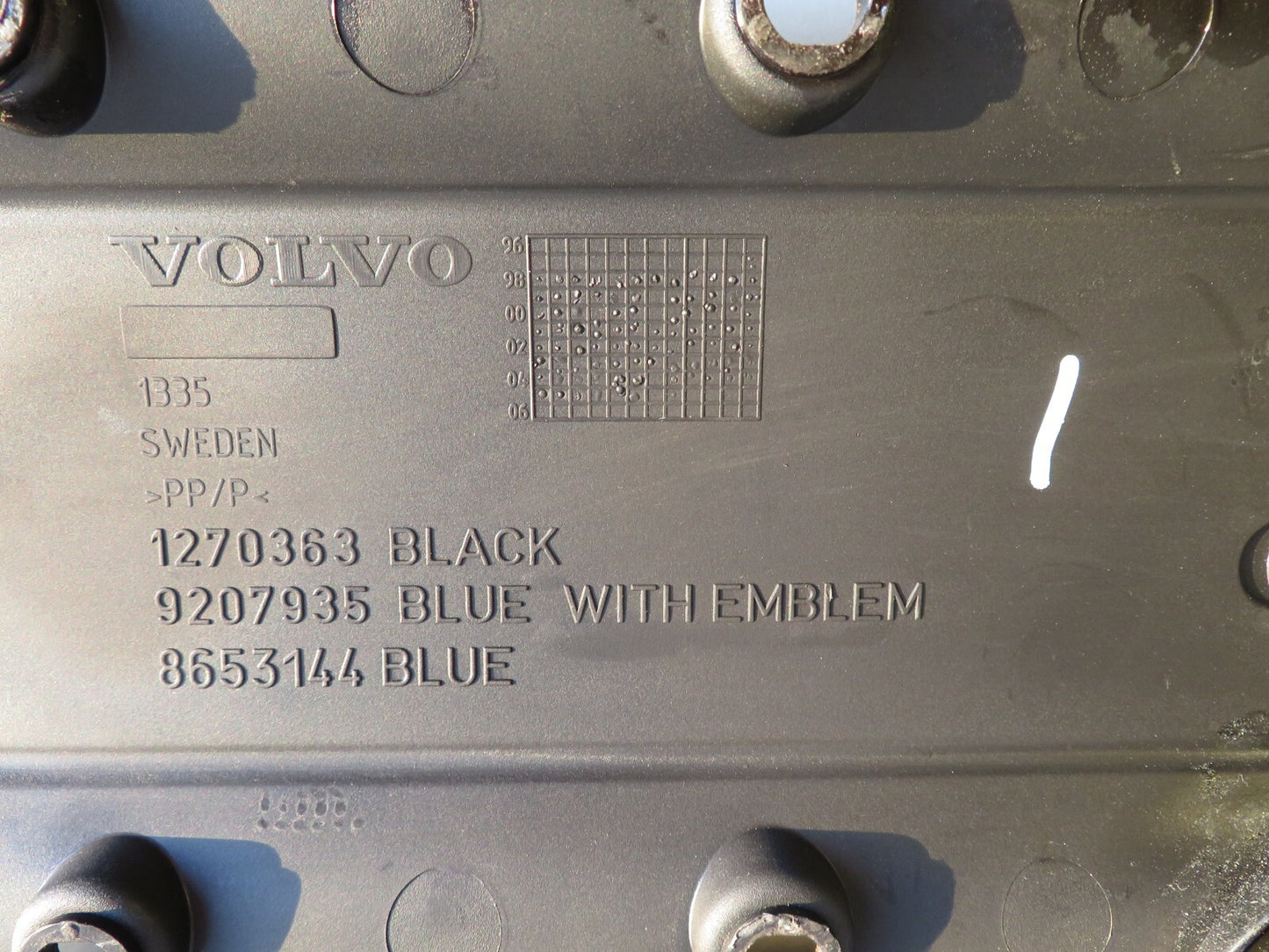 VOLVO S60 2.0 TURBO COIL PACK COVER 1270363 2001-2005 AMS1419-1