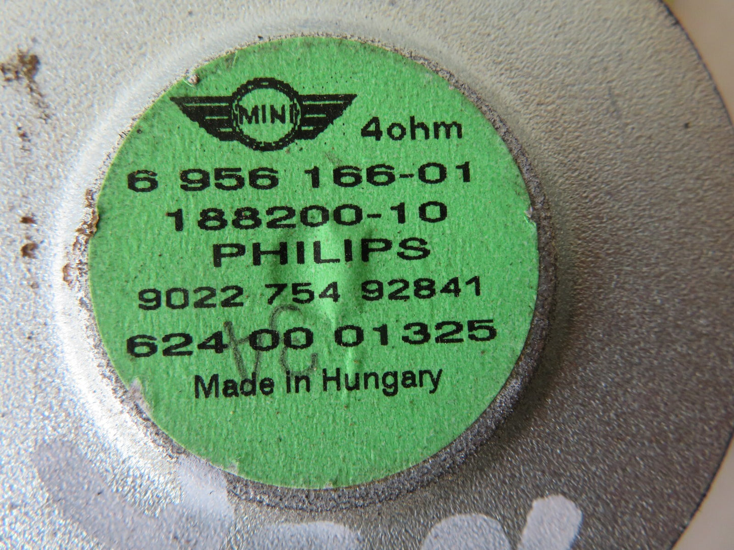 BMW MINI COOPER S R53 NSR SPEAKER 2000-2005 AMS1406