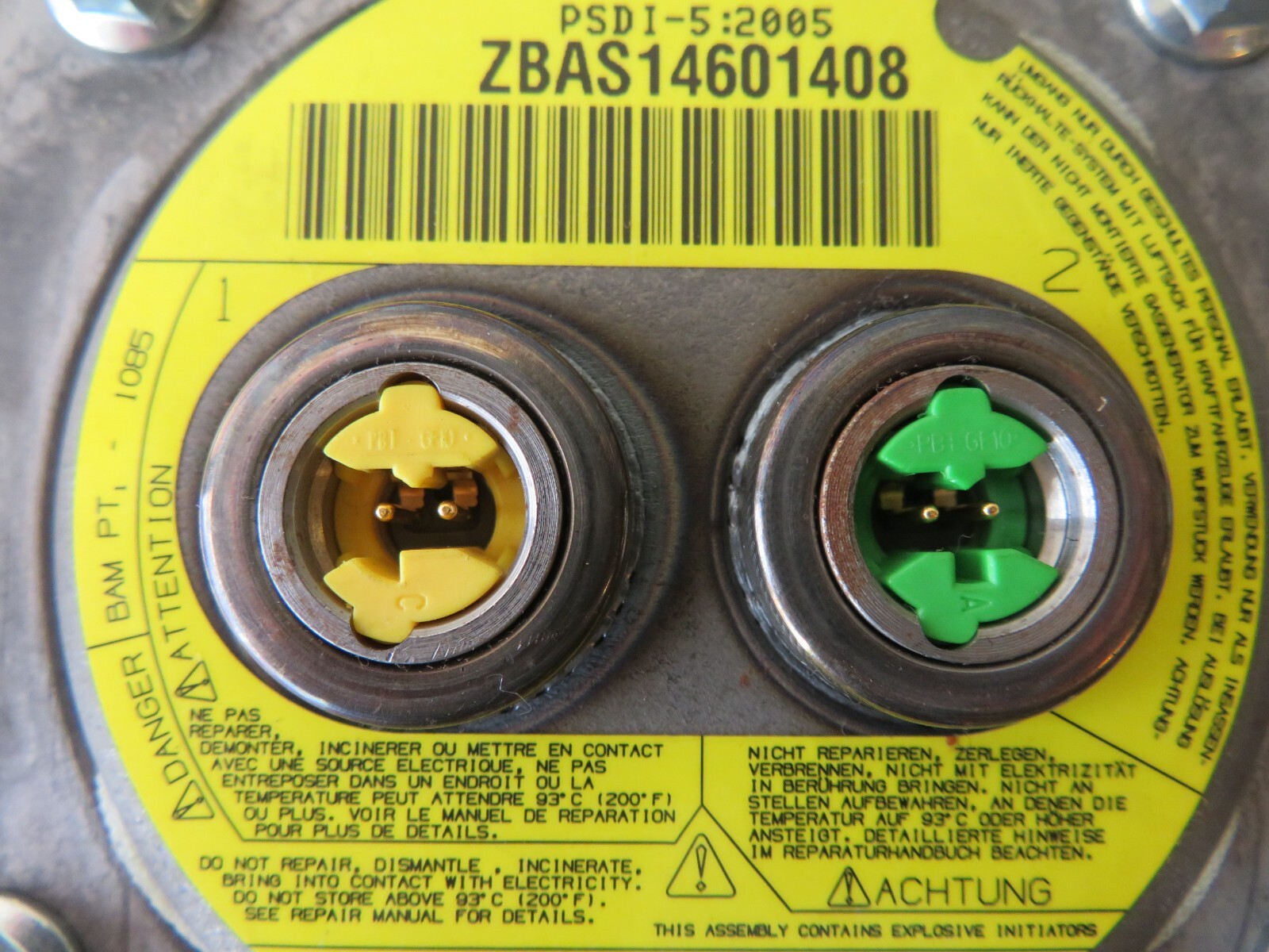 MERCEDES A-CLASS W169 STEERING WHEEL AIRBAG 2004-2008 AMS1129