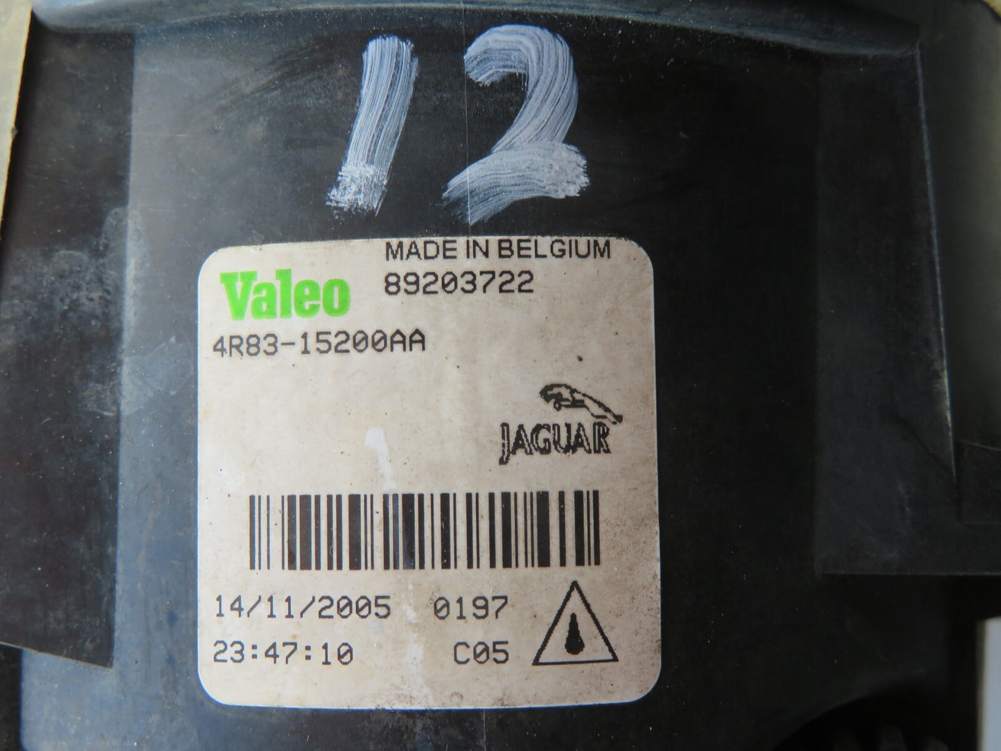 JAGUAR X TYPE S TYPE NS PASSENGER FRONT FOG LIGHT 2001-2009 A1238-12