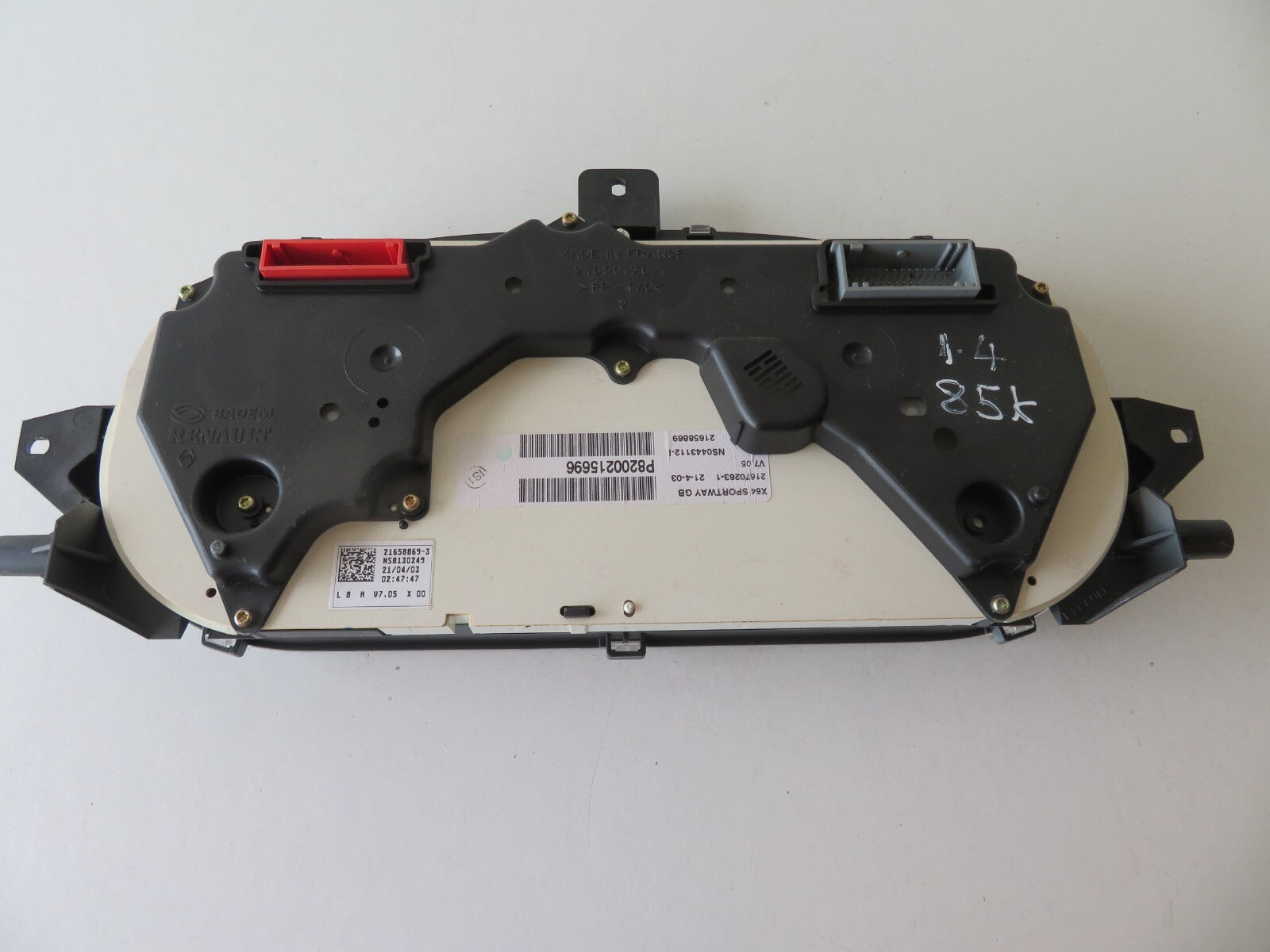 RENAULT SCENIC MK1 INSTRUMENT SPEEDO CLUSTER p8200215696 1999-2003 AMS1233