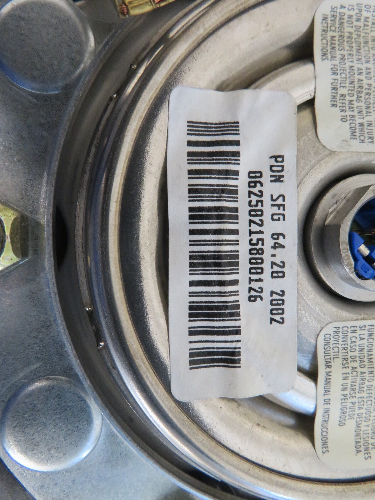 AUDI A8 D2 STEERING WHEEL AIR BAG 8E0880201 1998-2002 A1636-5