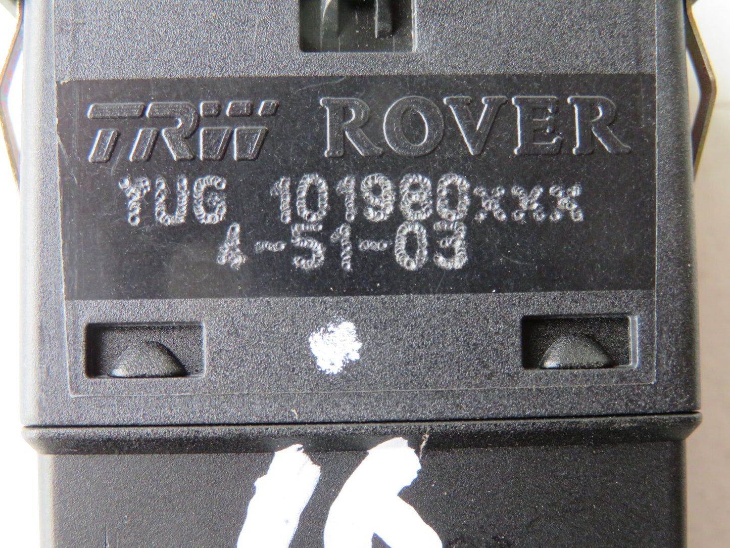 ROVER 75 HEATED SEAT SWITCH YUG101980 1999-2005 A1122-16