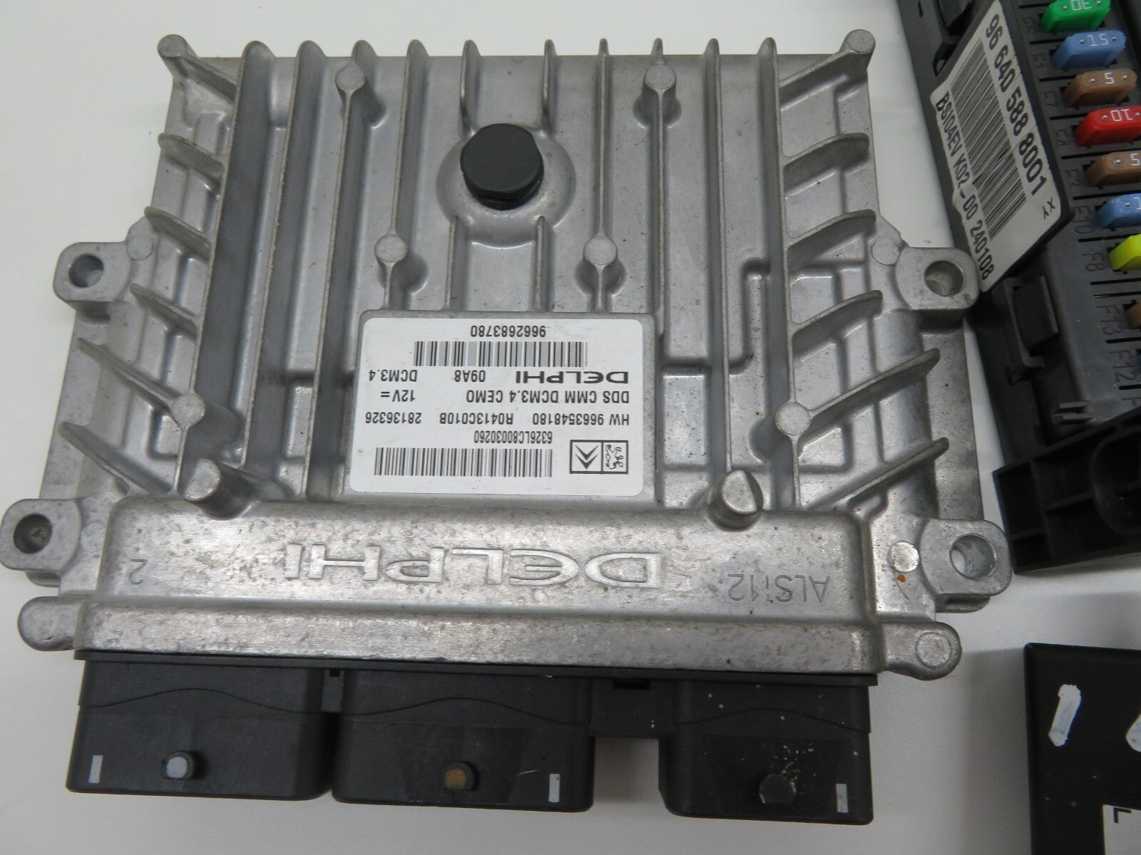 CITROEN C5 X7 ENGINE ECU LOCK SET 9663548180 2008-2015 1528